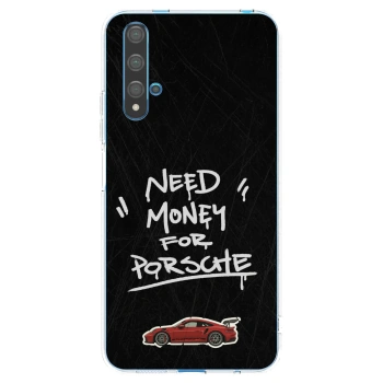 Picasee Huawei Nova 5T Hülle - Transparentes Silikon - Dark Racer