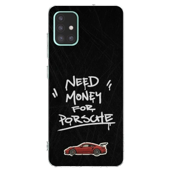 Picasee Samsung Galaxy A51 A515F Hülle - Transparentes Silikon - Dark Racer
