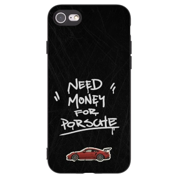 Picasee Apple iPhone SE 2020 Hülle - Schwarzes Silikon - Dark Racer