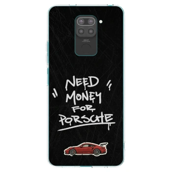 Picasee Xiaomi Redmi Note 9 Hülle - Schwarzes Silikon - Dark Racer