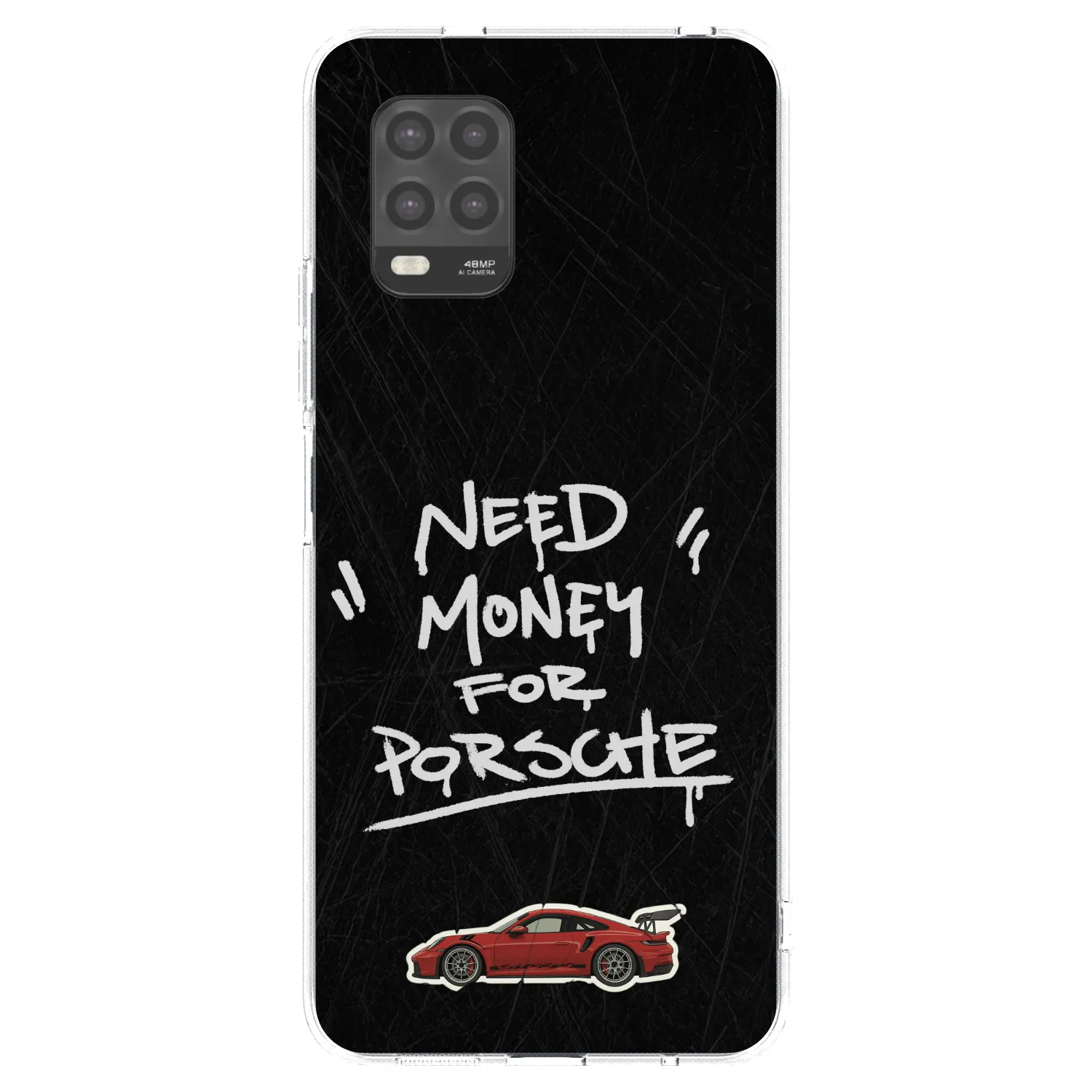 Picasee Xiaomi Mi 10 Lite Hülle - Transparentes Silikon - Dark Racer