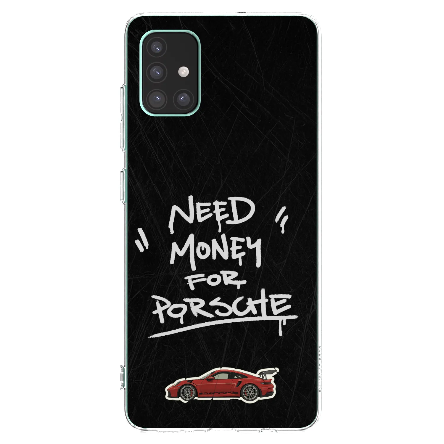 Picasee Samsung Galaxy M51 M515F Hülle - Transparentes Silikon - Dark Racer