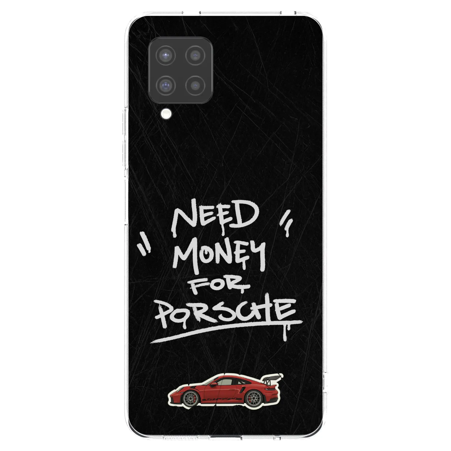 Picasee Samsung Galaxy A42 A426B Hülle - Transparentes Silikon - Dark Racer