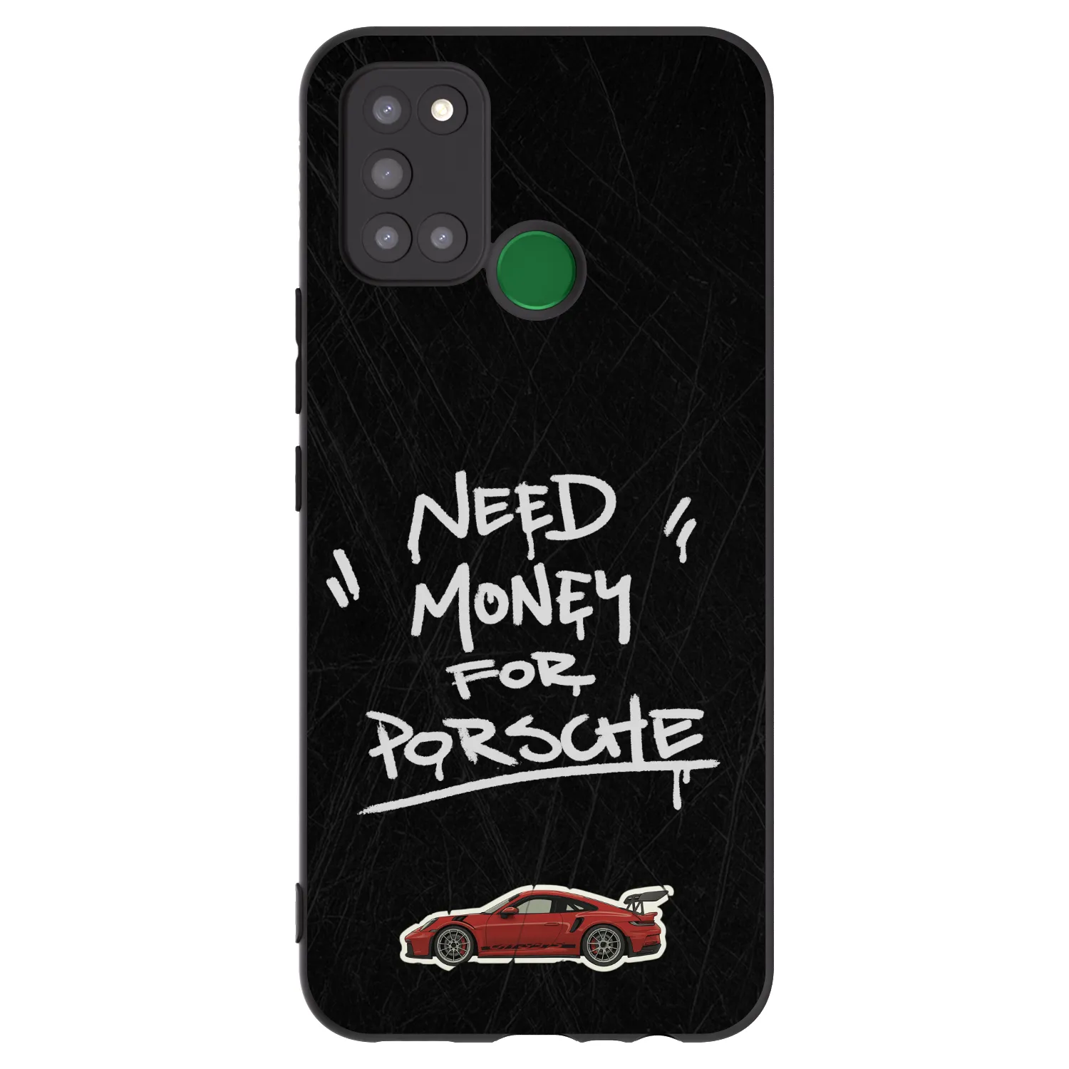 Picasee Realme 7i Hülle - Schwarzes Silikon - Dark Racer