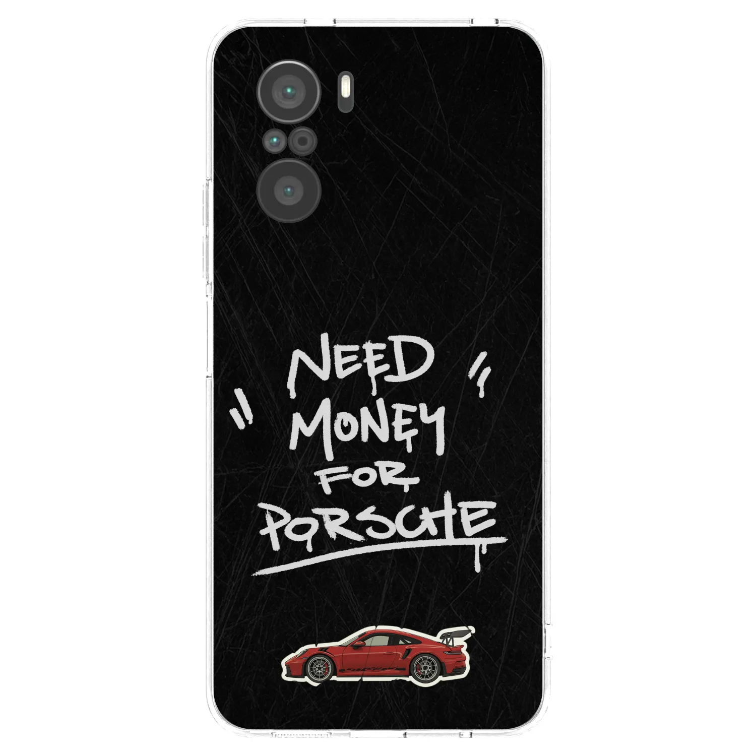Picasee Xiaomi Poco F3 Hülle - Transparentes Silikon - Dark Racer