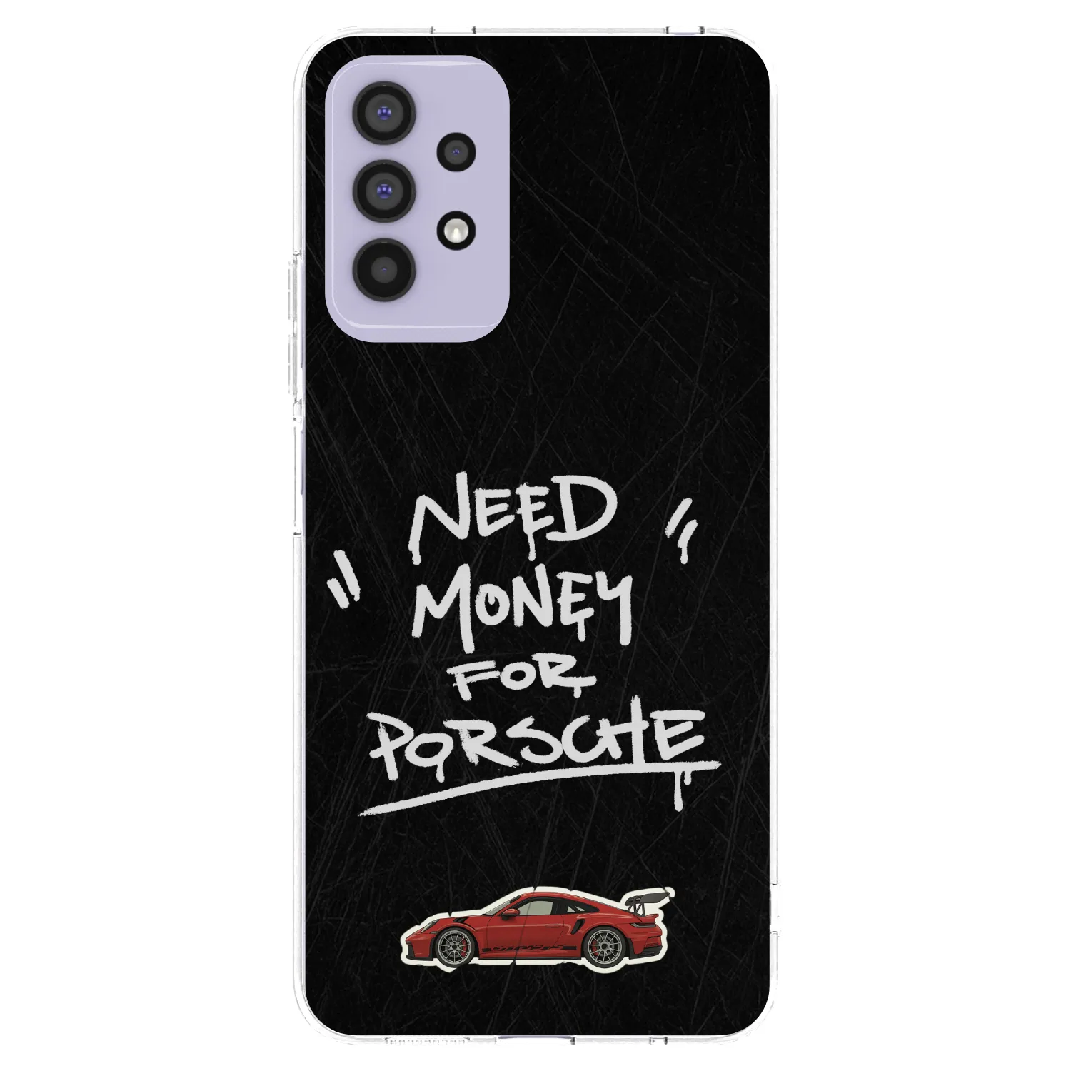 Picasee Samsung Galaxy A32 4G SM-A325F Hülle - Transparentes Silikon - Dark Racer