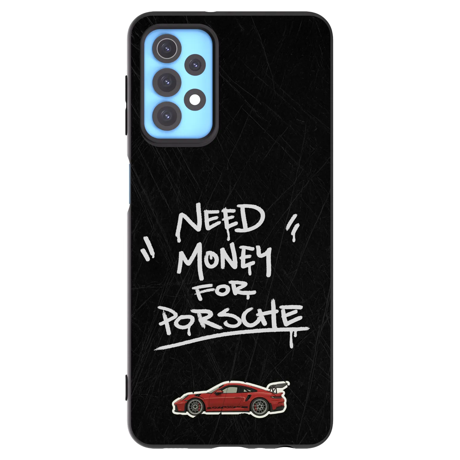 Picasee Samsung Galaxy A32 4G SM-A325F Hülle - Schwarzes Silikon - Dark Racer