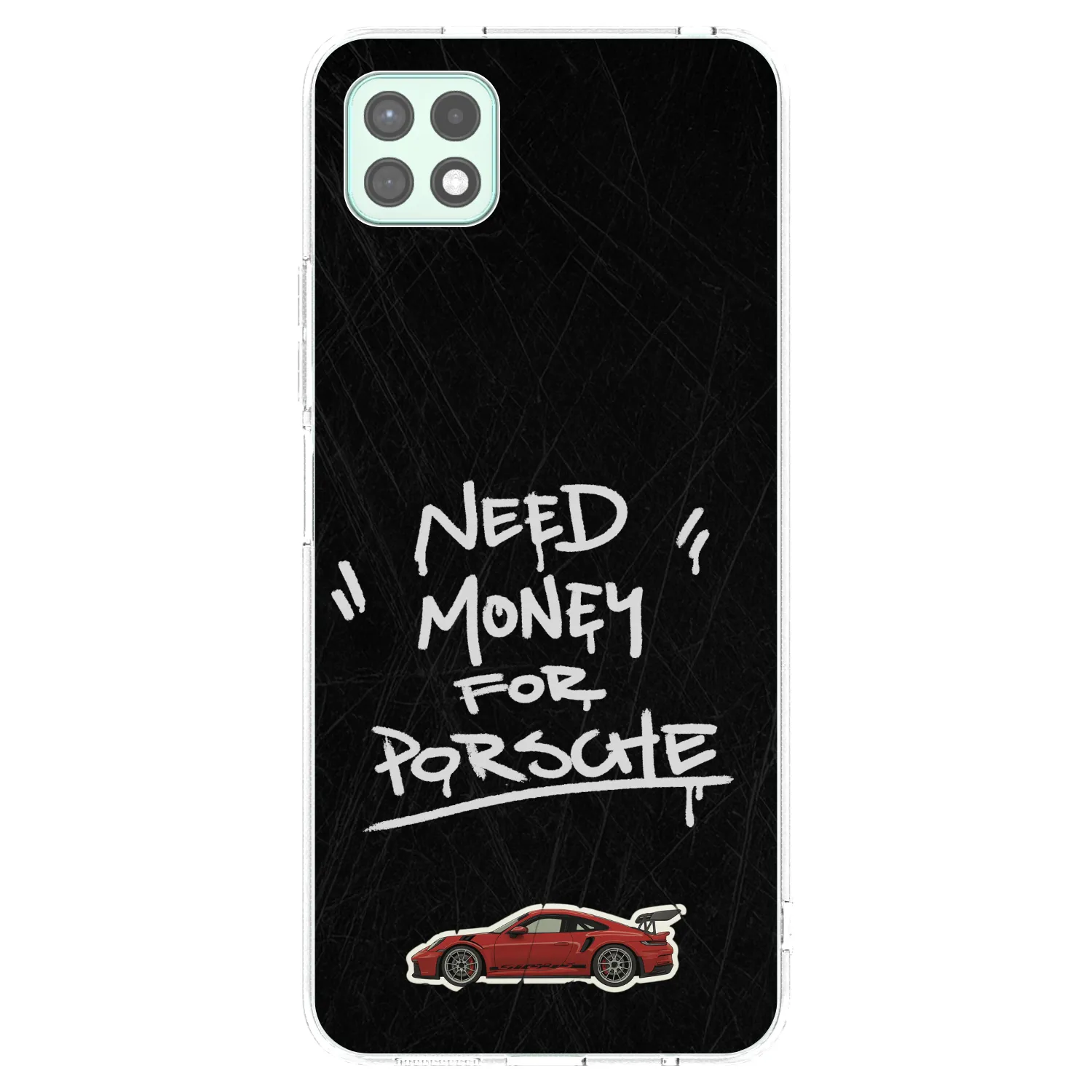 Picasee Samsung Galaxy A22 A226B 5G Hülle - Transparentes Silikon - Dark Racer