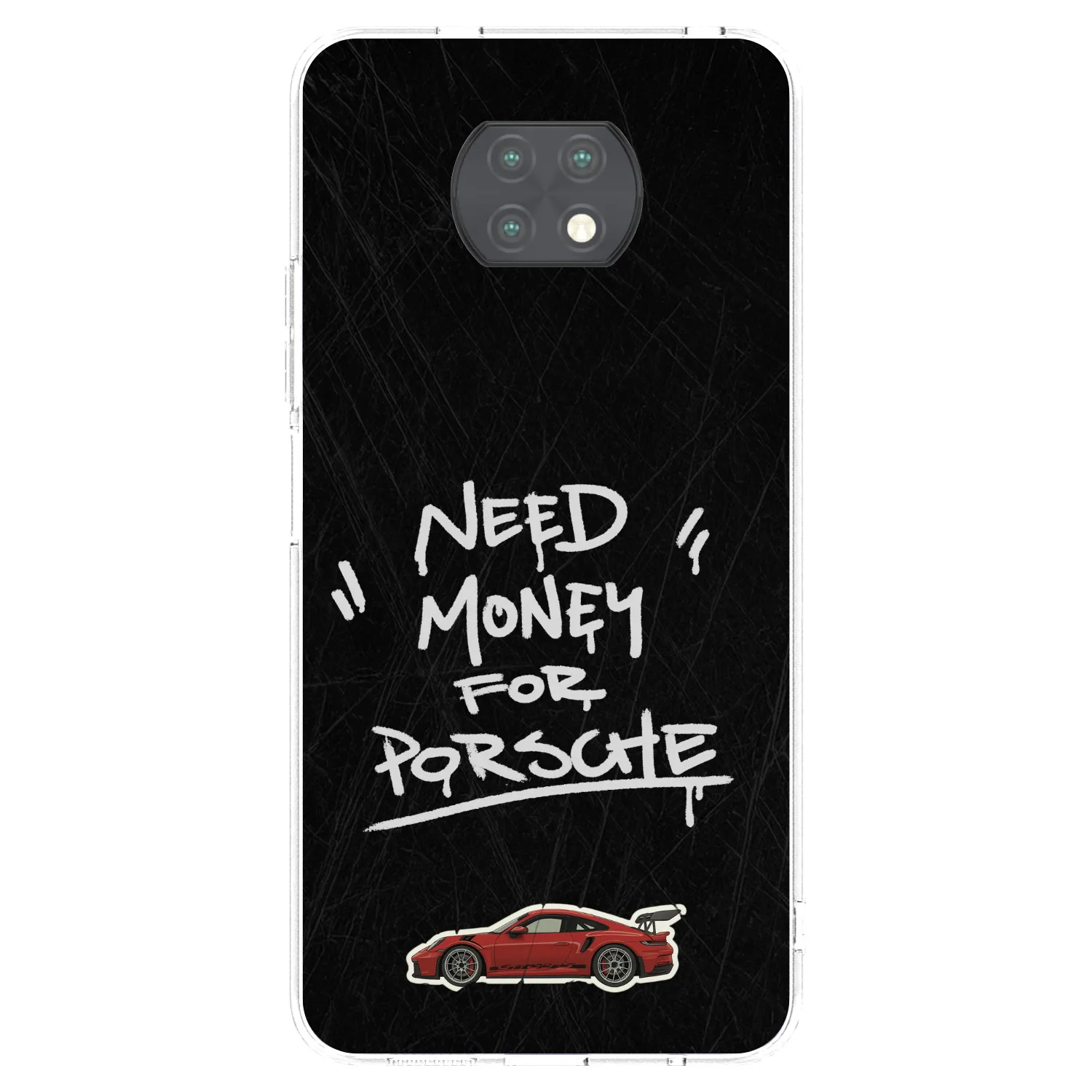 Picasee Xiaomi Redmi Note 9T Hülle - Transparentes Silikon - Dark Racer