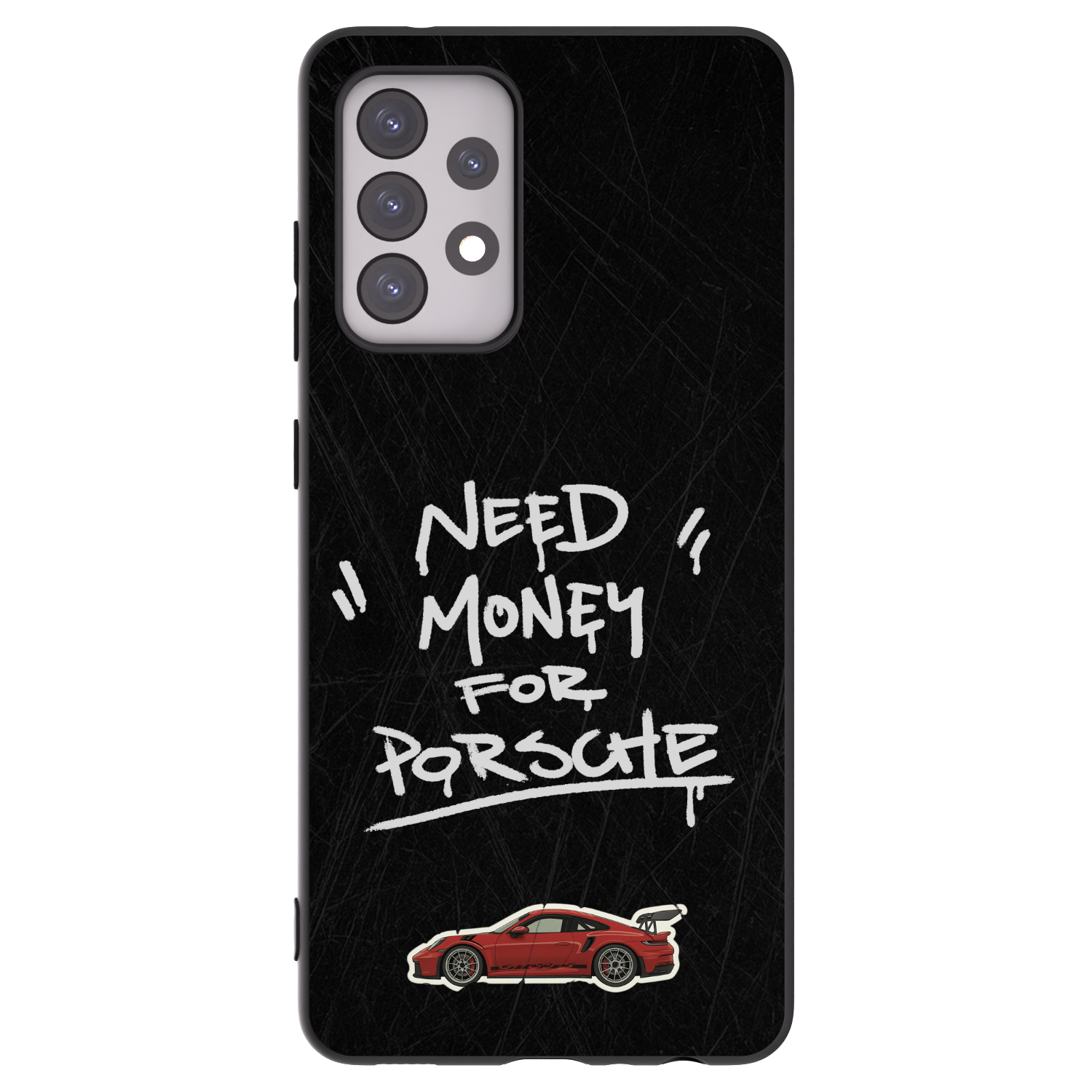 Picasee Samsung Galaxy A52s 5G A528B Hülle - Schwarzes Silikon - Dark Racer