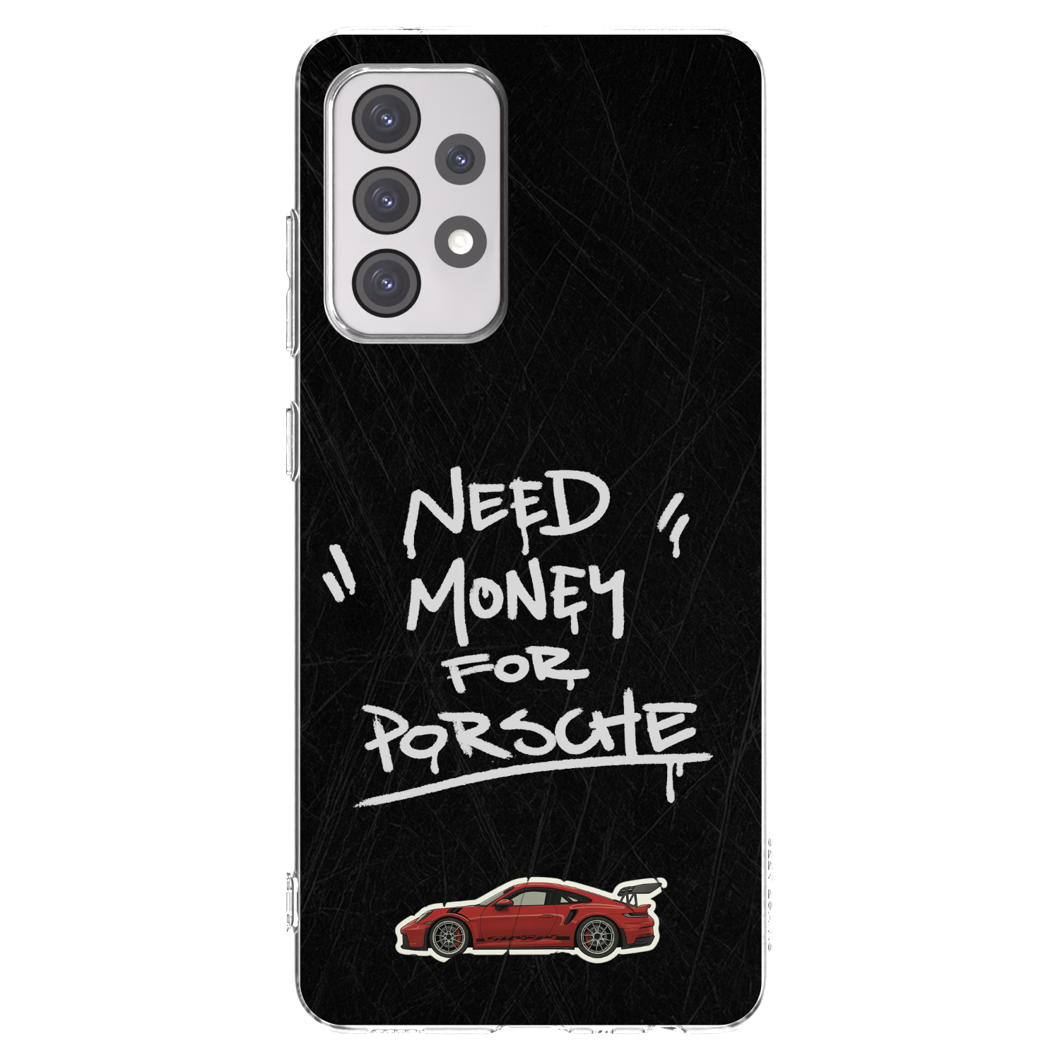 Picasee Samsung Galaxy A52s 5G A528B Hülle - Transparentes Silikon - Dark Racer