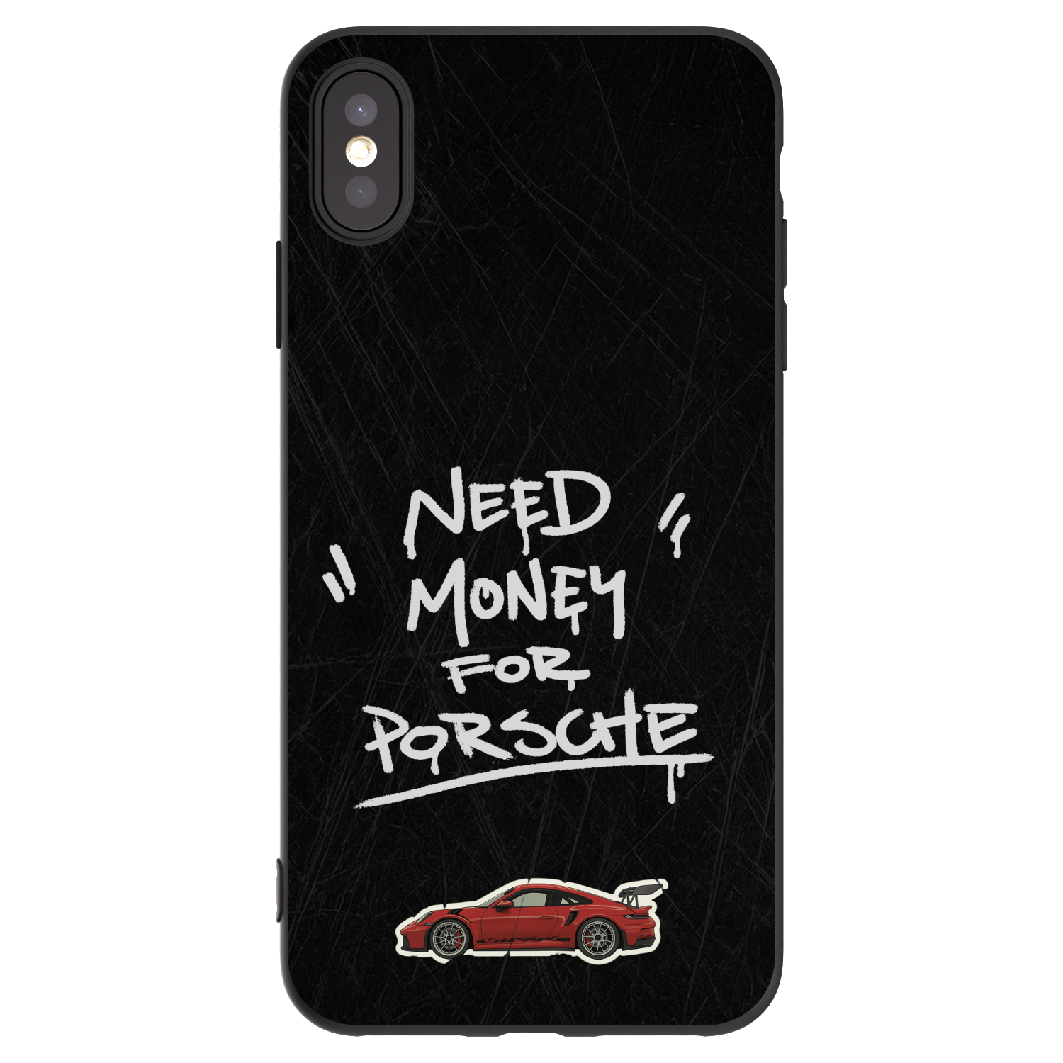 Picasee Apple iPhone XS Max Hülle - Schwarzes Silikon - Dark Racer