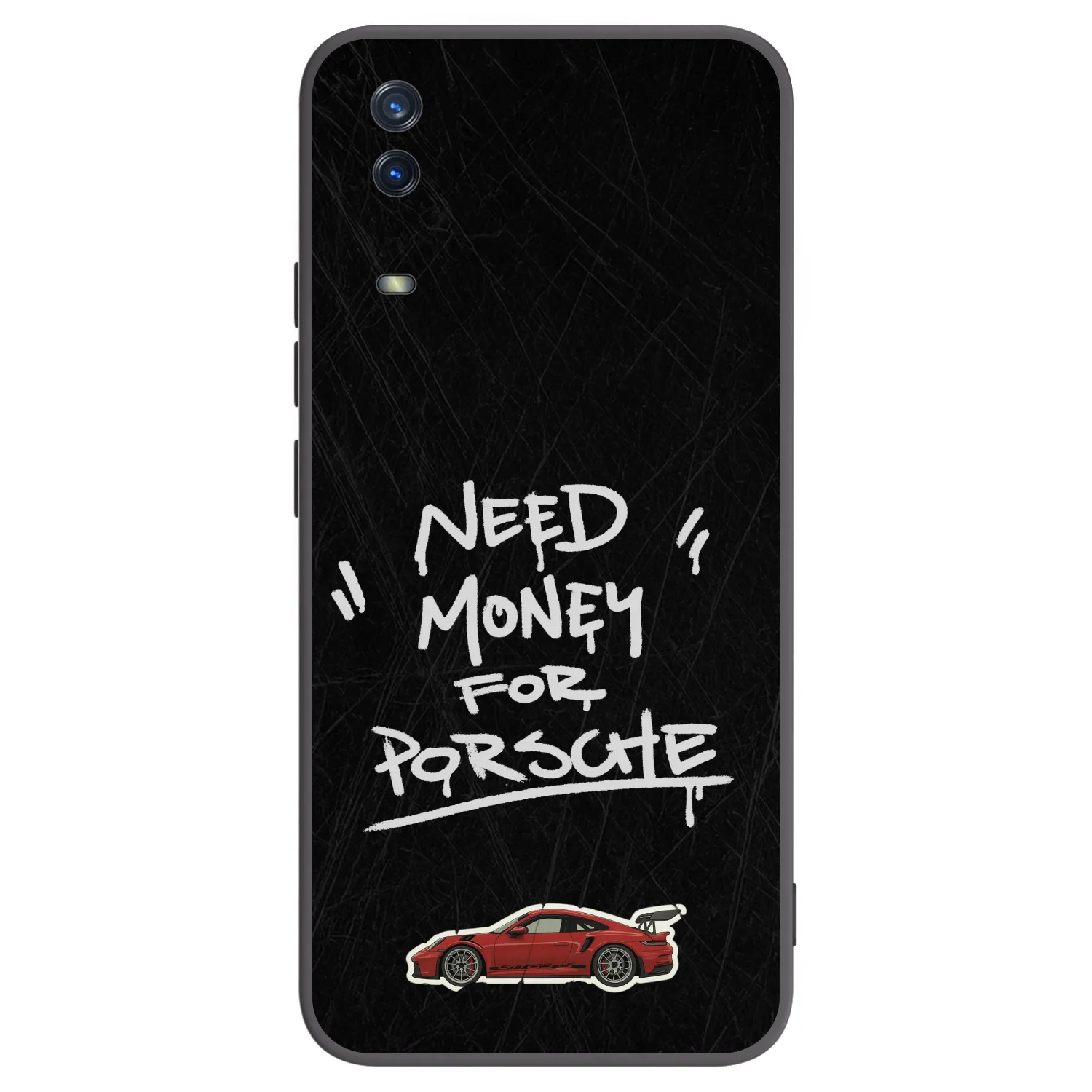 Picasee Vivo Y11s Hülle - Schwarzes Silikon - Dark Racer