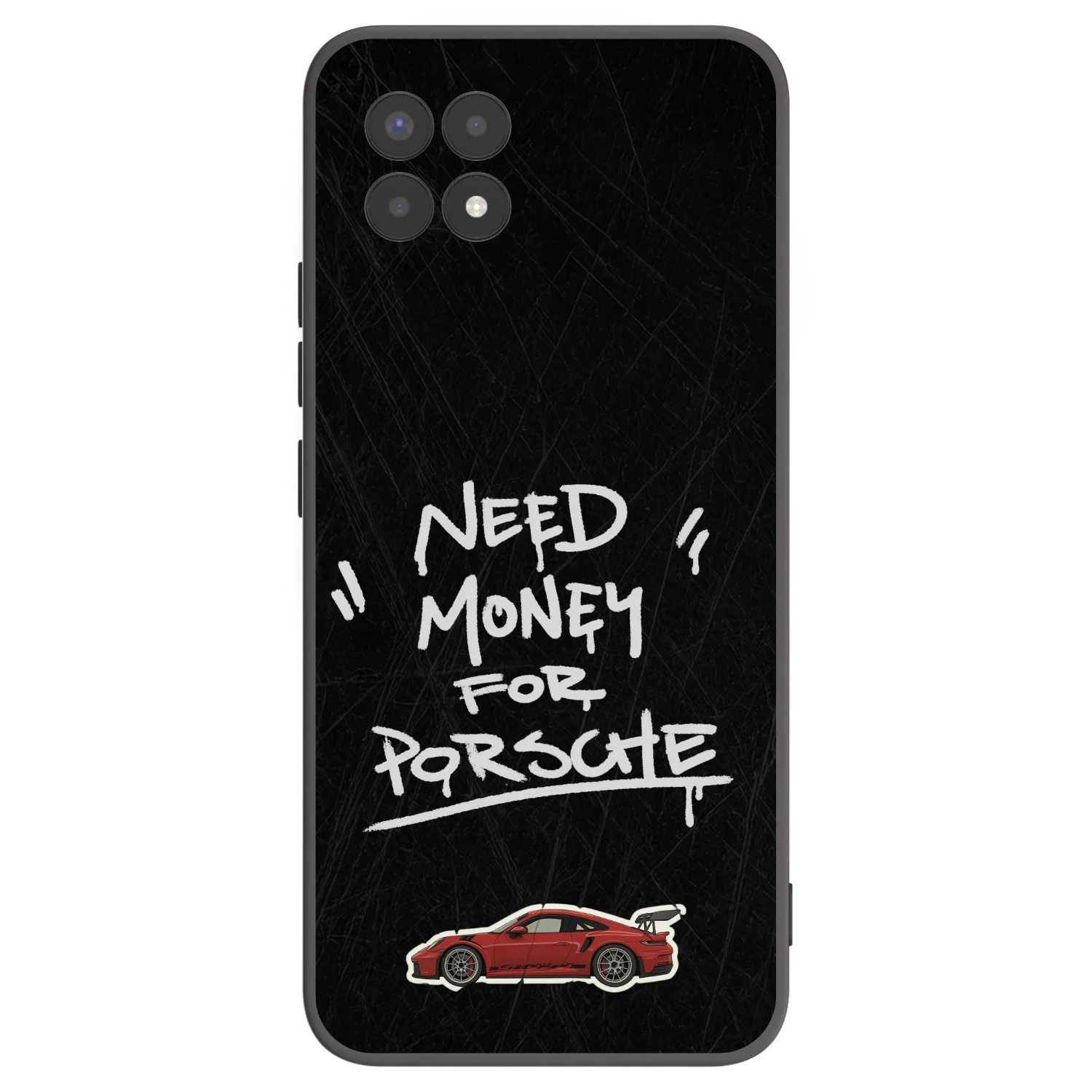 Picasee Realme 8i Hülle - Schwarzes Silikon - Dark Racer