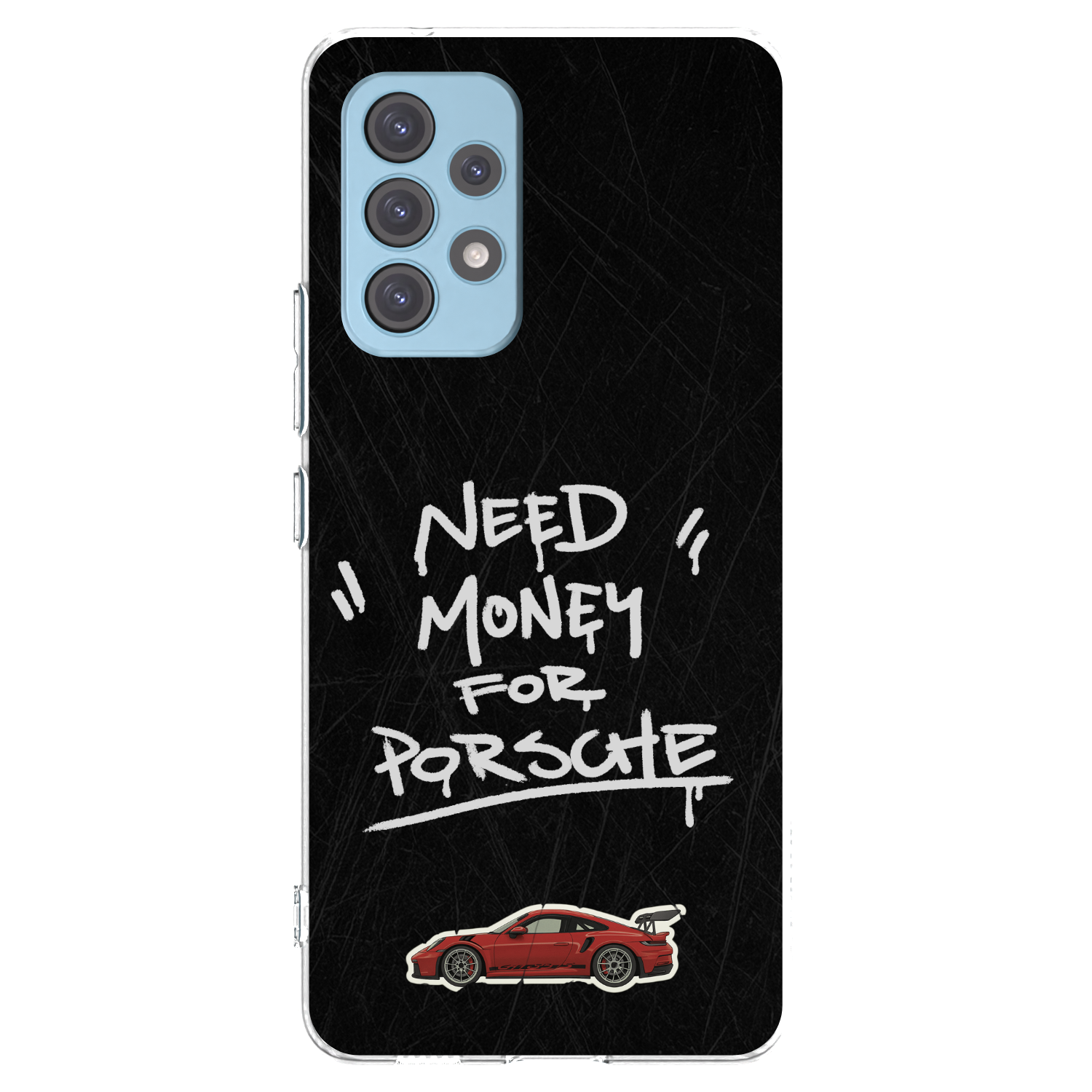 Picasee Samsung Galaxy A53 5G A536 Hülle - Transparentes Silikon - Dark Racer