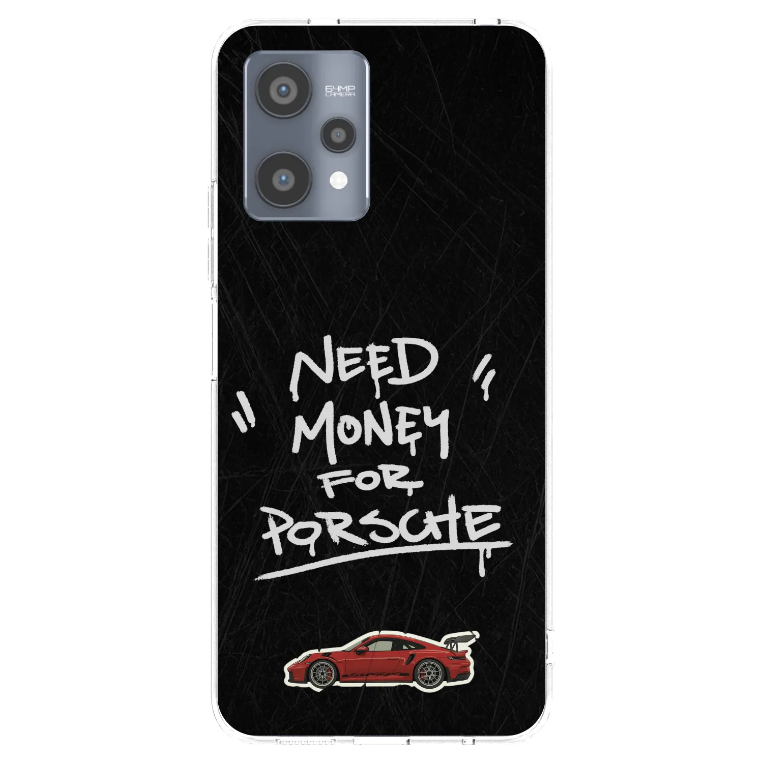 Picasee Realme 9 Pro 5G Hülle - Transparentes Silikon - Dark Racer
