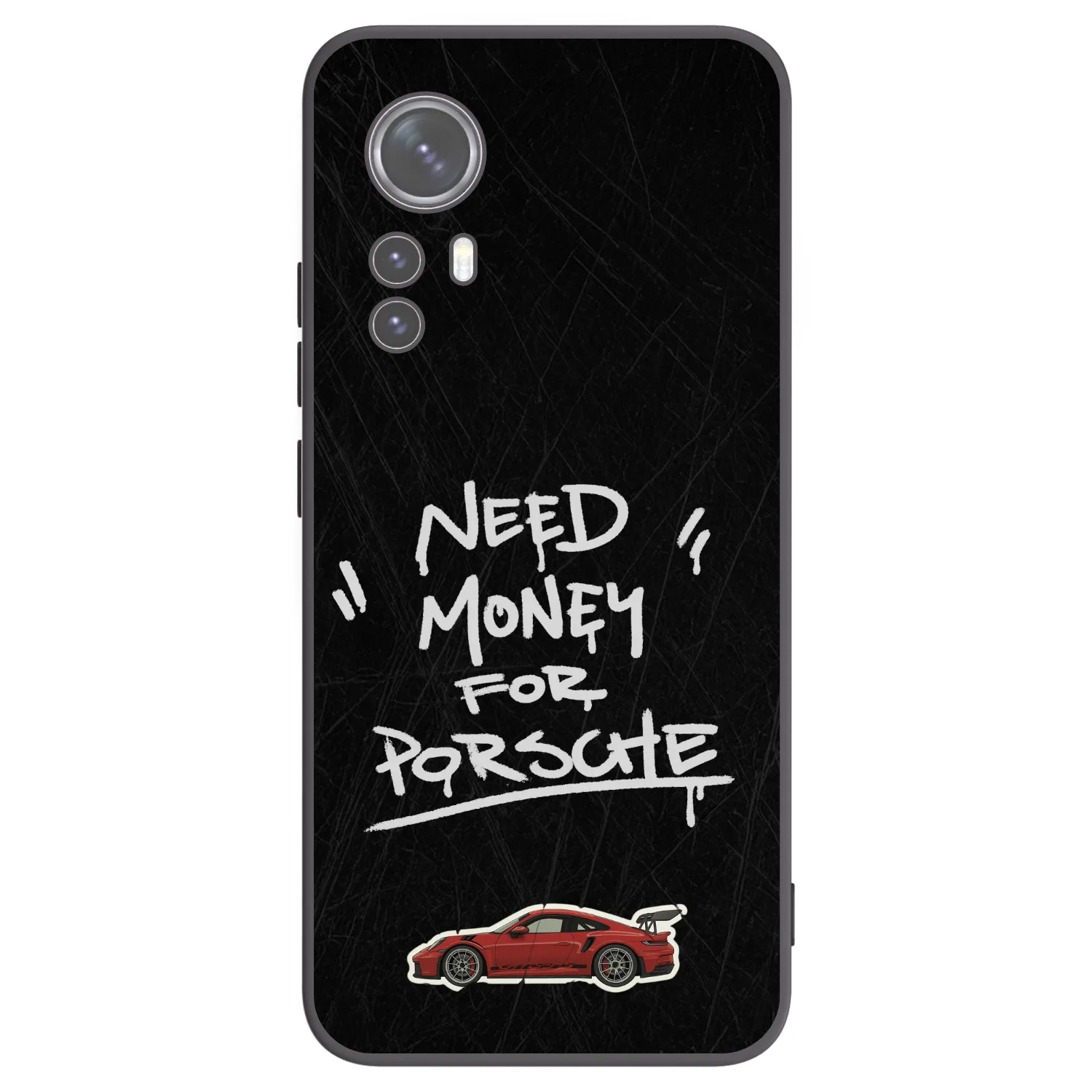 Picasee Xiaomi 12 Hülle - Schwarzes Silikon - Dark Racer
