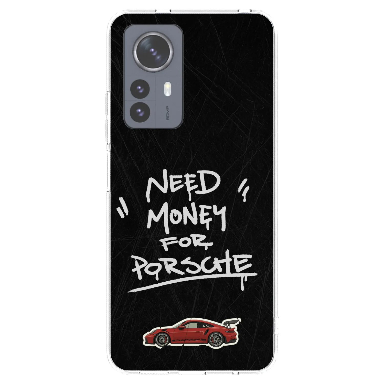 Picasee Xiaomi 12 Pro Hülle - Transparentes Silikon - Dark Racer
