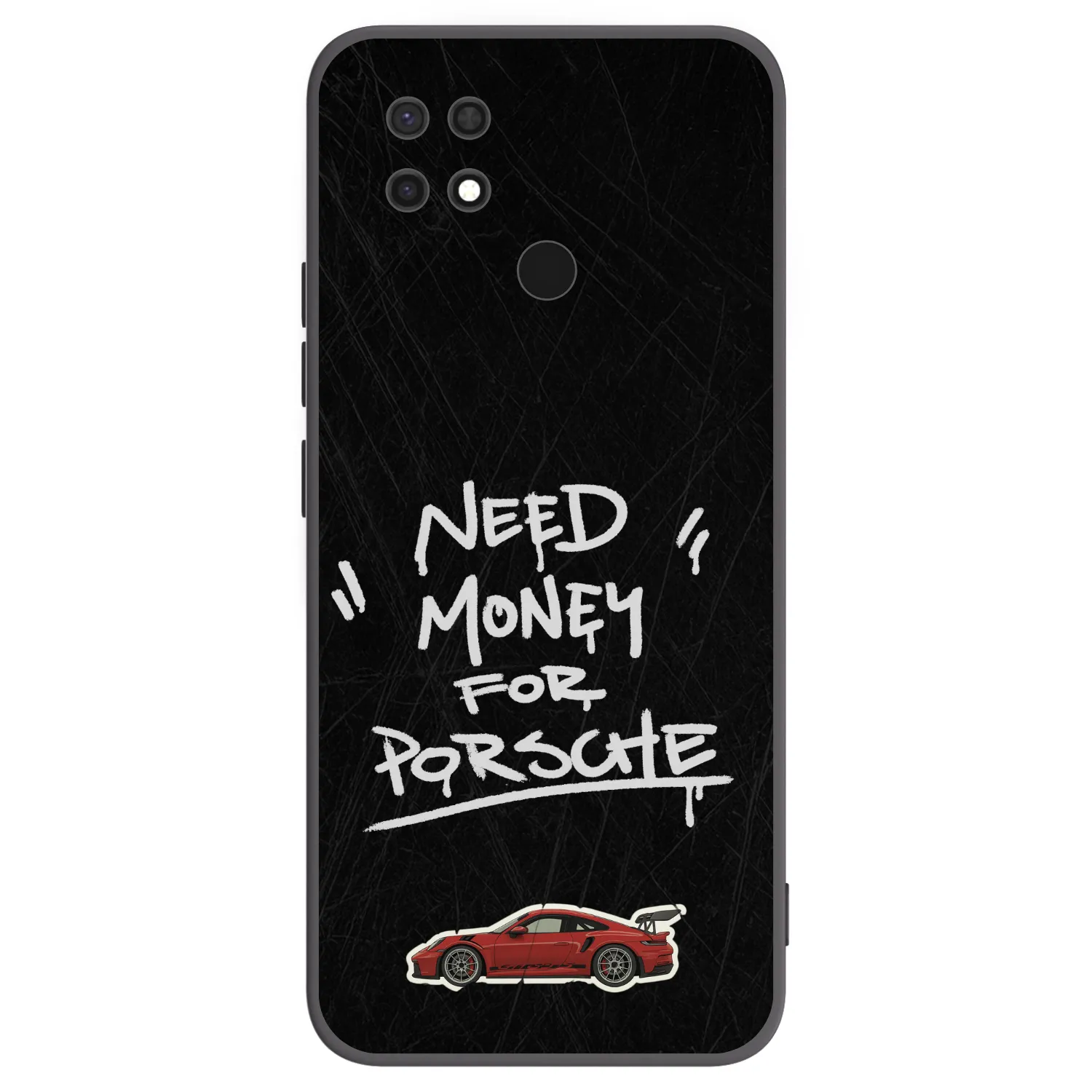 Picasee Xiaomi Redmi 10C Hülle - Schwarzes Silikon - Dark Racer