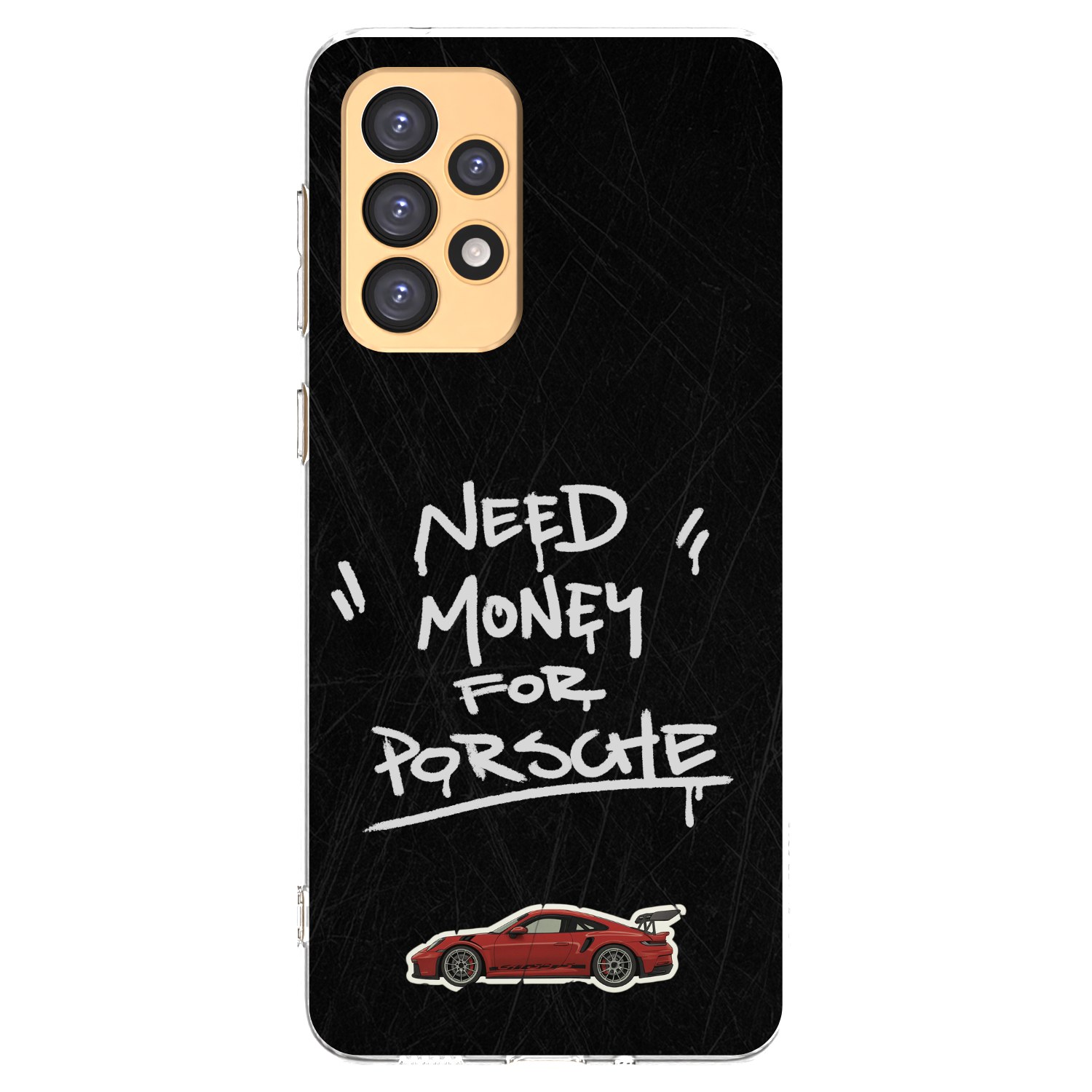 Picasee Samsung Galaxy A33 5G A336 Hülle - Transparentes Silikon - Dark Racer
