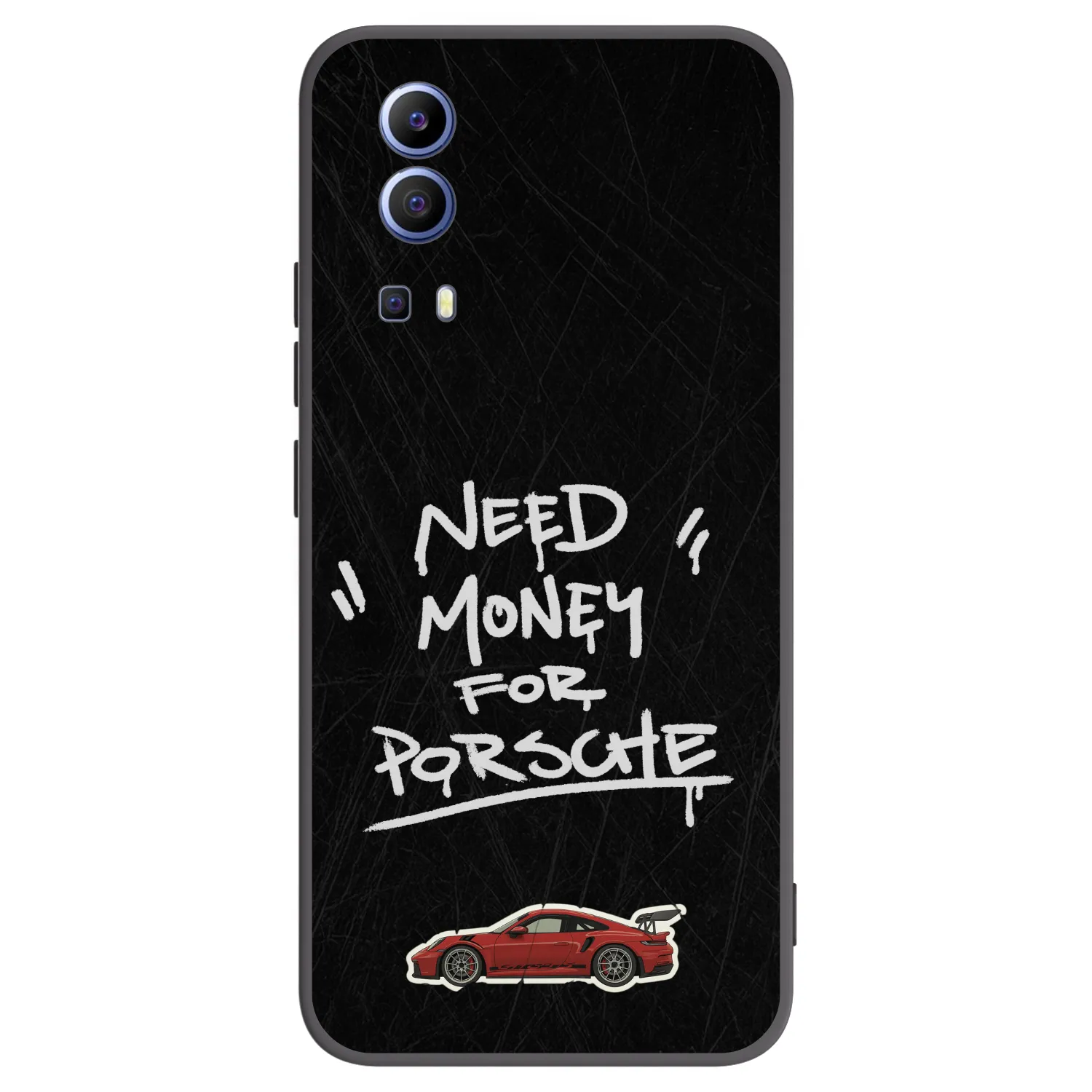 Picasee Vivo Y52 5G Hülle - Schwarzes Silikon - Dark Racer