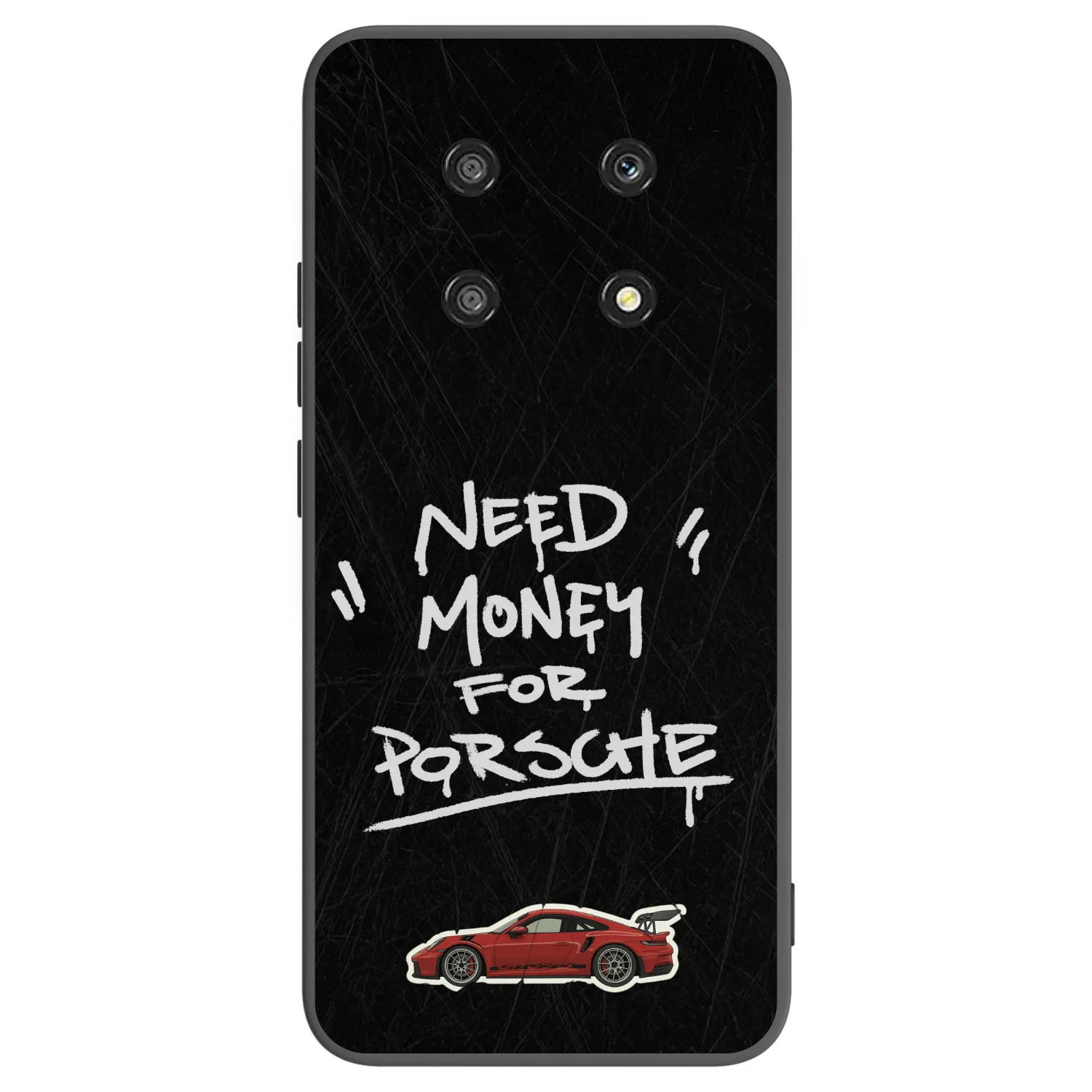 Picasee Honor Magic4 Lite 5G Hülle - Schwarzes Silikon - Dark Racer