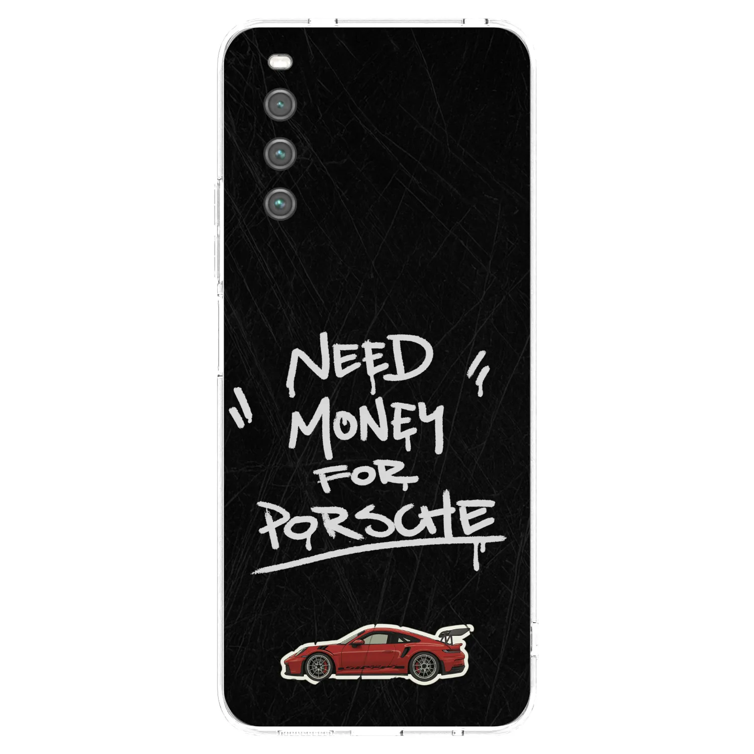 Picasee Sony Xperia 10 IV 5G Hülle - Transparentes Silikon - Dark Racer