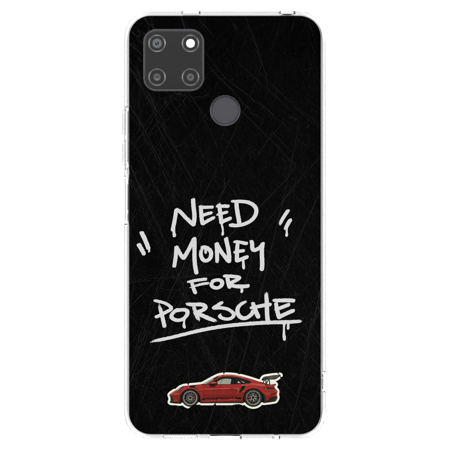 Picasee Realme C21Y Hülle - Transparentes Silikon - Dark Racer