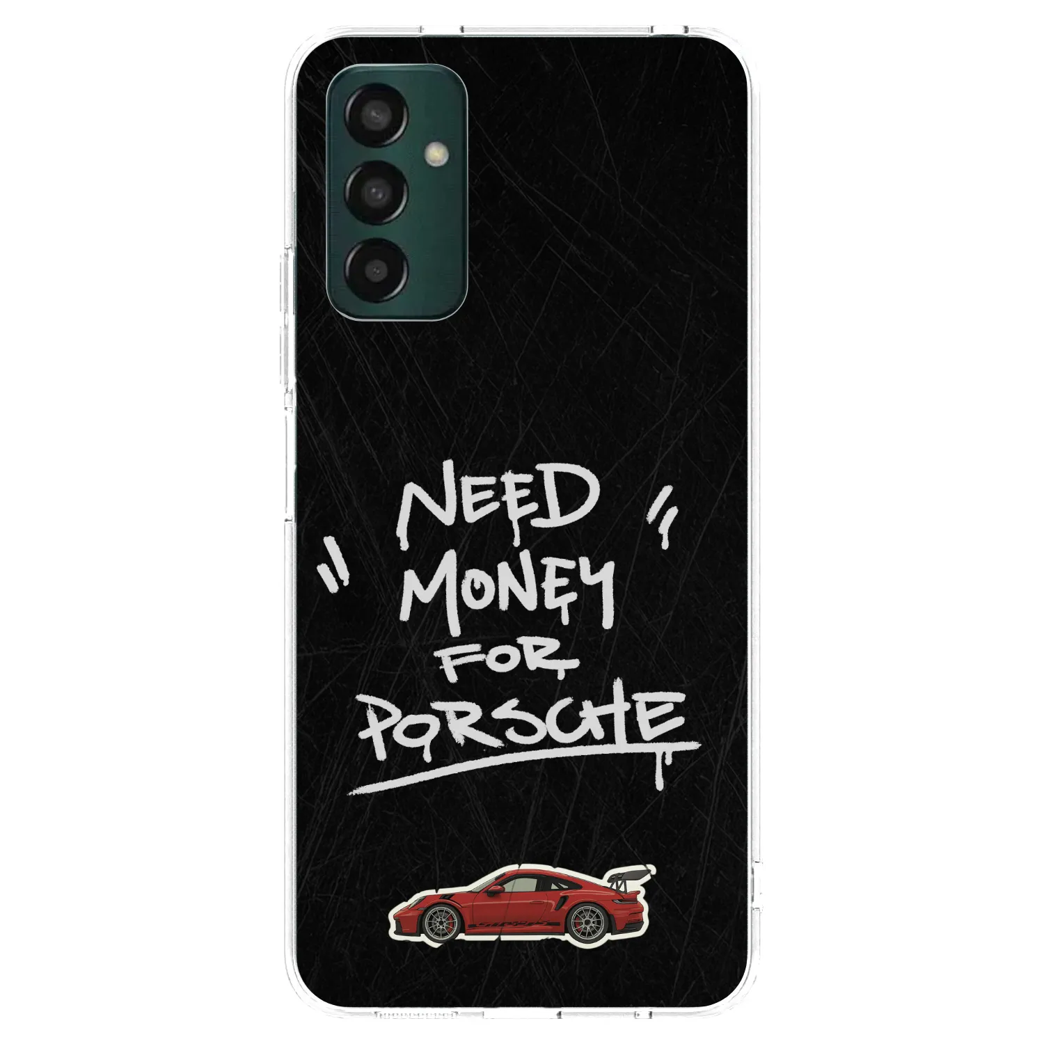 Picasee Samsung Galaxy M13 M135F Hülle - Transparentes Silikon - Dark Racer