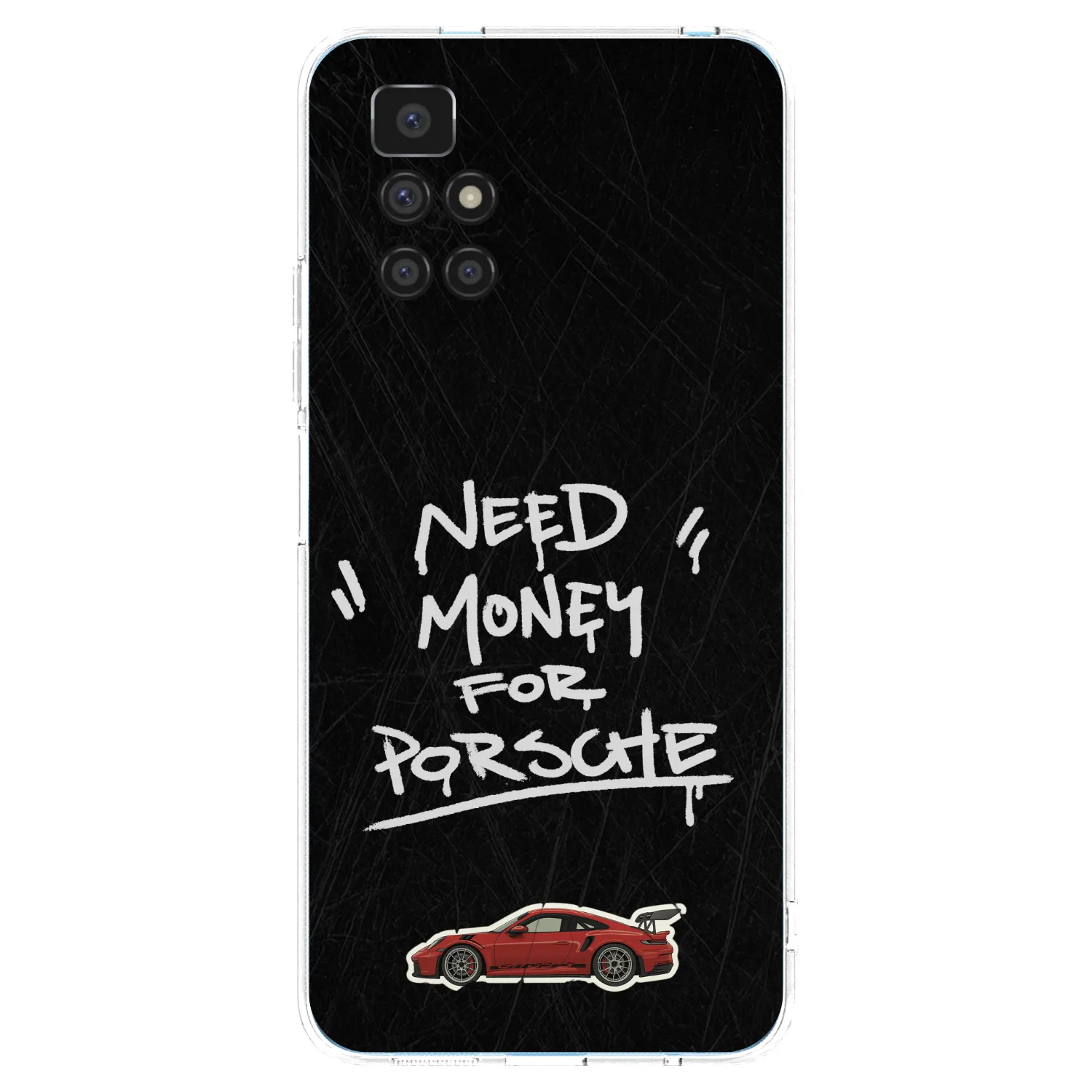 Picasee Xiaomi Redmi 10 (2022) Hülle - Transparentes Silikon - Dark Racer