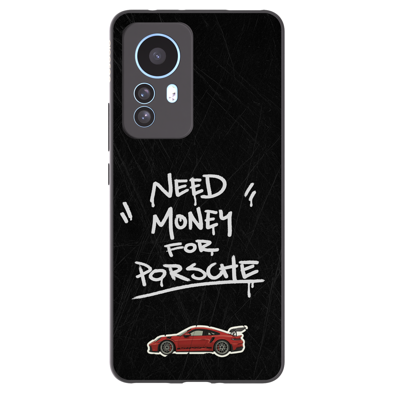 Picasee Xiaomi 12T Pro Hülle - Schwarzes Silikon - Dark Racer