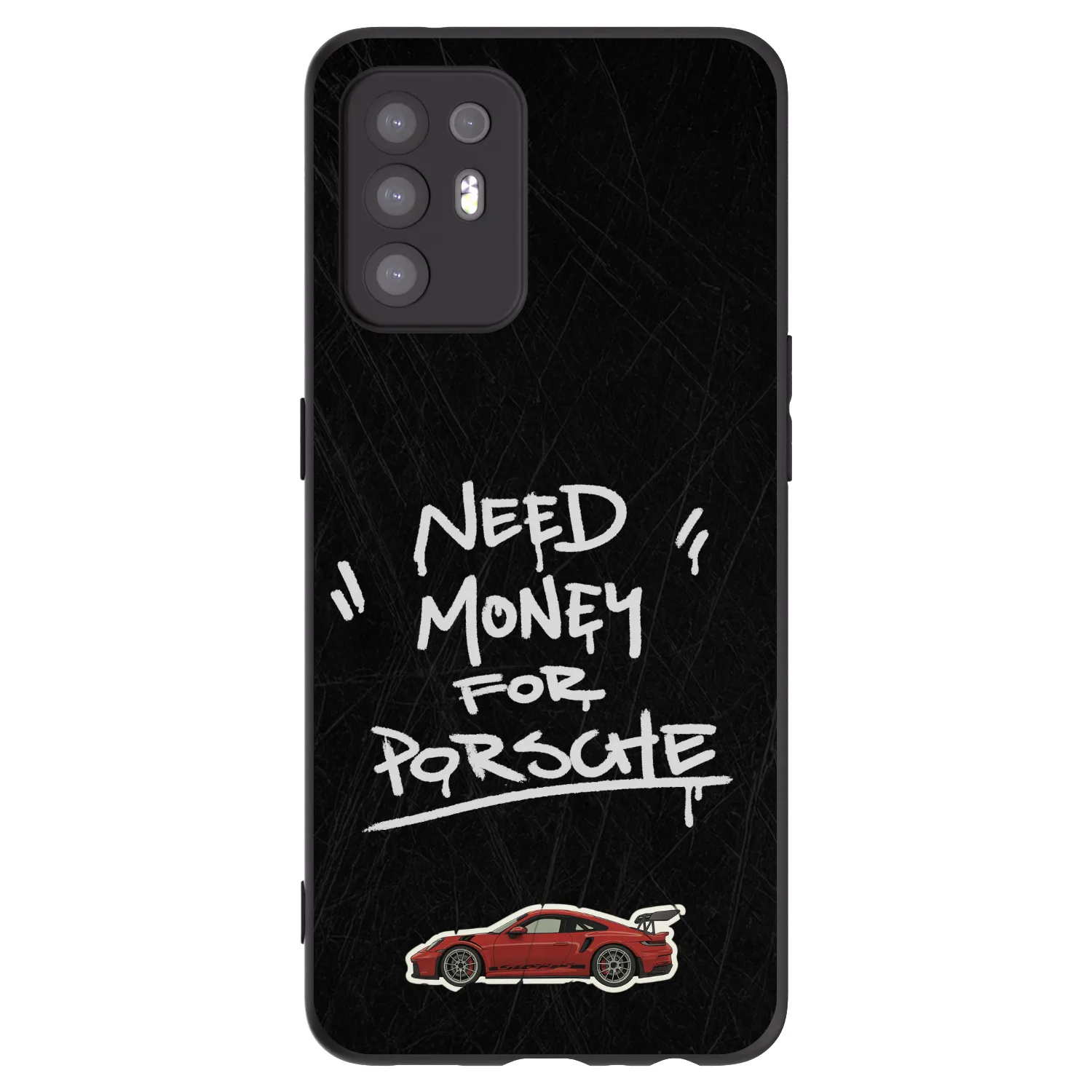 Picasee OPPO A94 5G Hülle - Schwarzes Silikon - Dark Racer