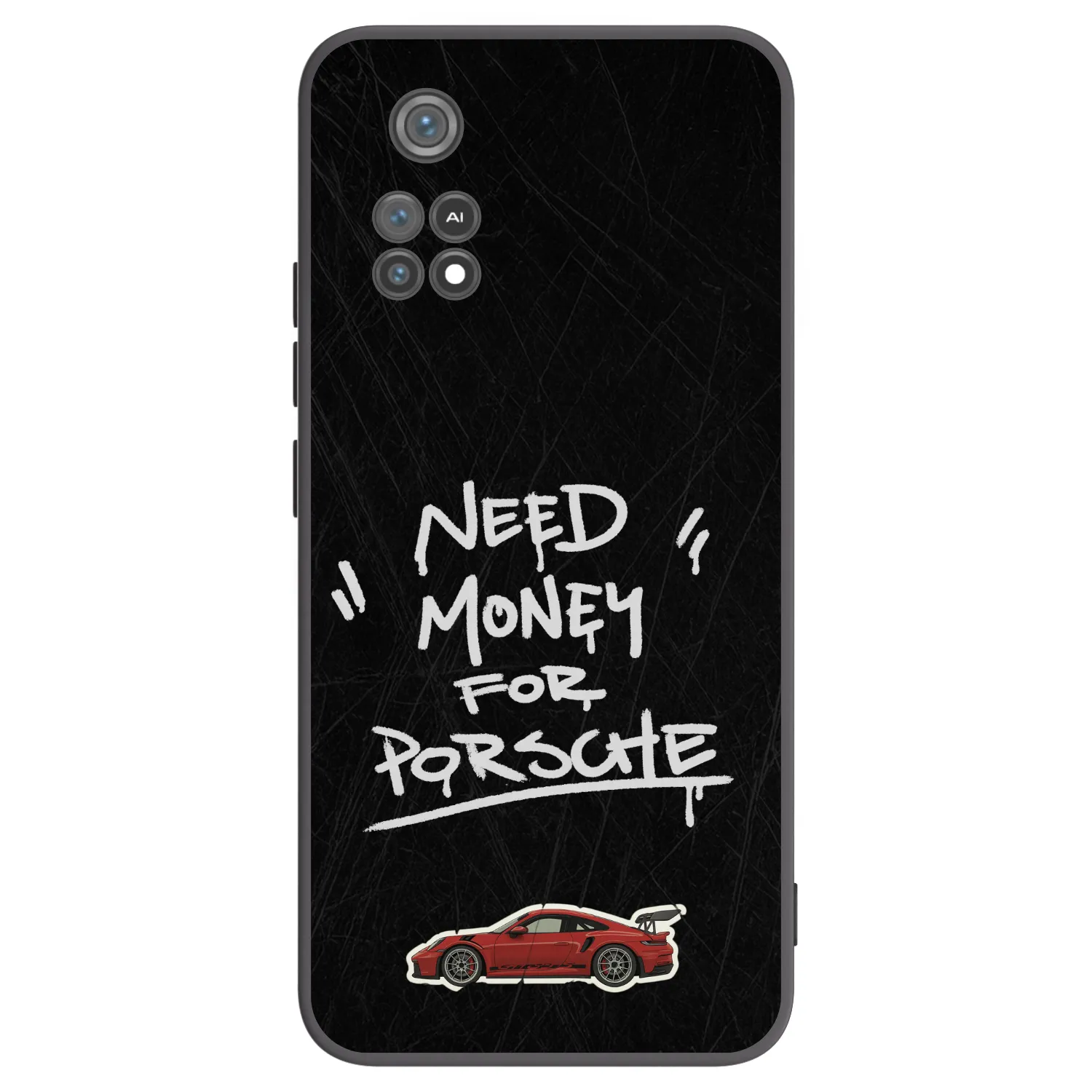 Picasee Xiaomi Poco M4 Pro Hülle - Schwarzes Silikon - Dark Racer