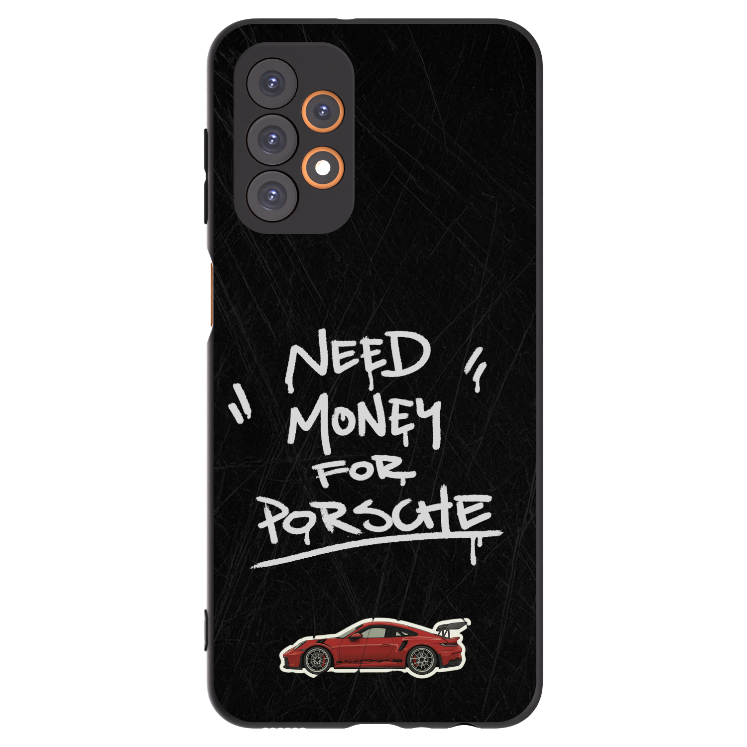 Picasee Samsung Galaxy A23 A235F 4G Hülle - Schwarzes Silikon - Dark Racer