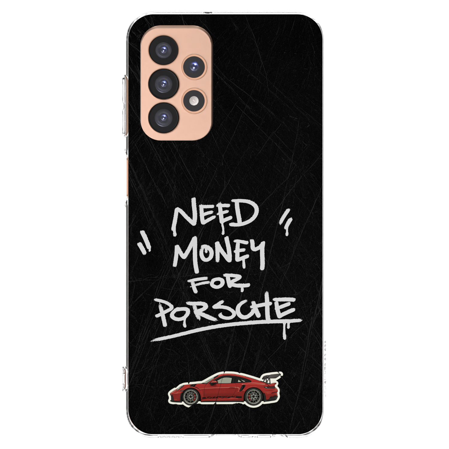 Picasee Samsung Galaxy A23 A236B 5G Hülle - Transparentes Silikon - Dark Racer