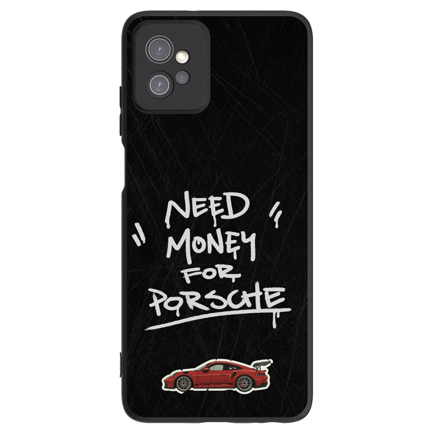 Picasee Motorola Moto G32 Hülle - Schwarzes Silikon - Dark Racer