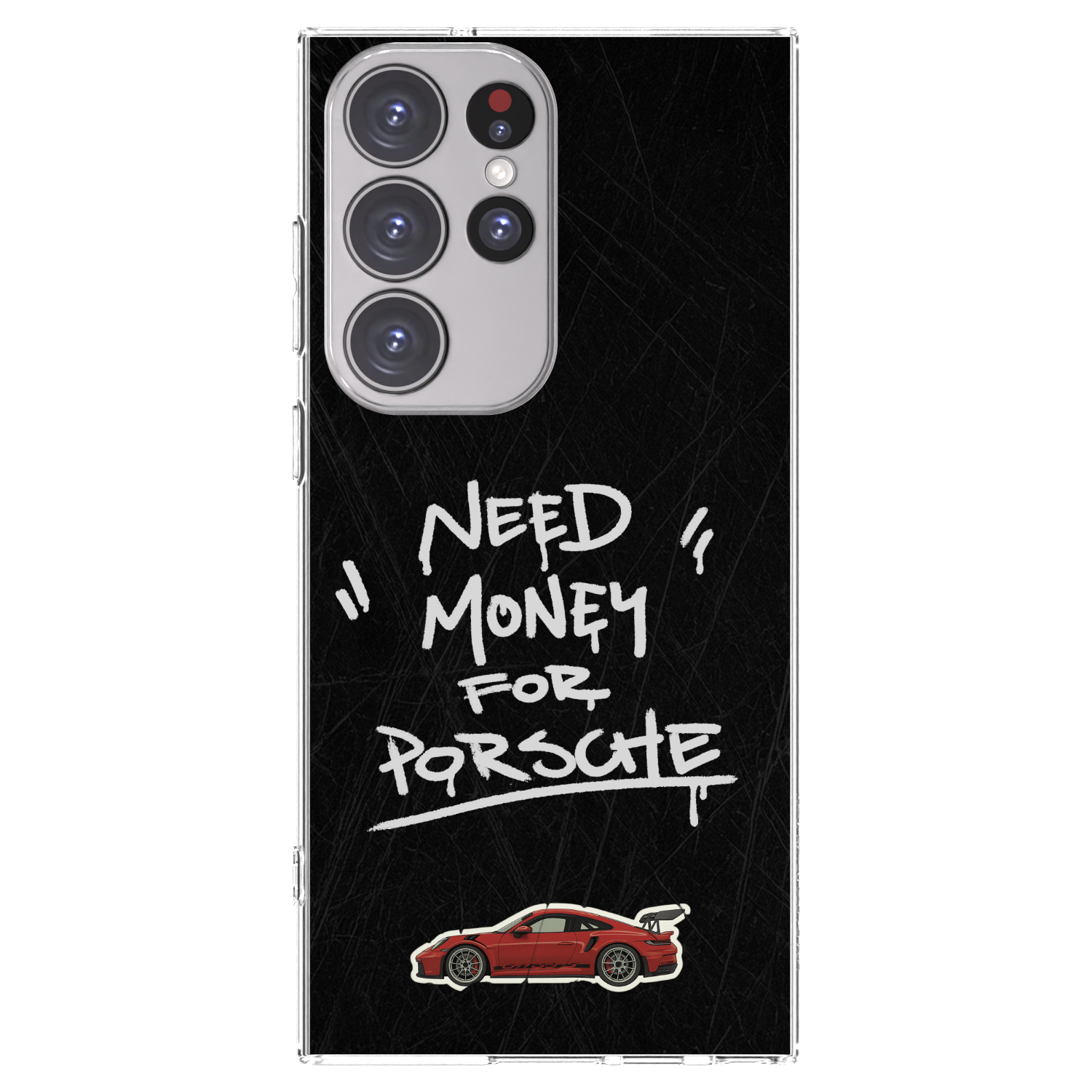 Picasee Samsung Galaxy S23 Ultra 5G Hülle - Transparentes Silikon - Dark Racer