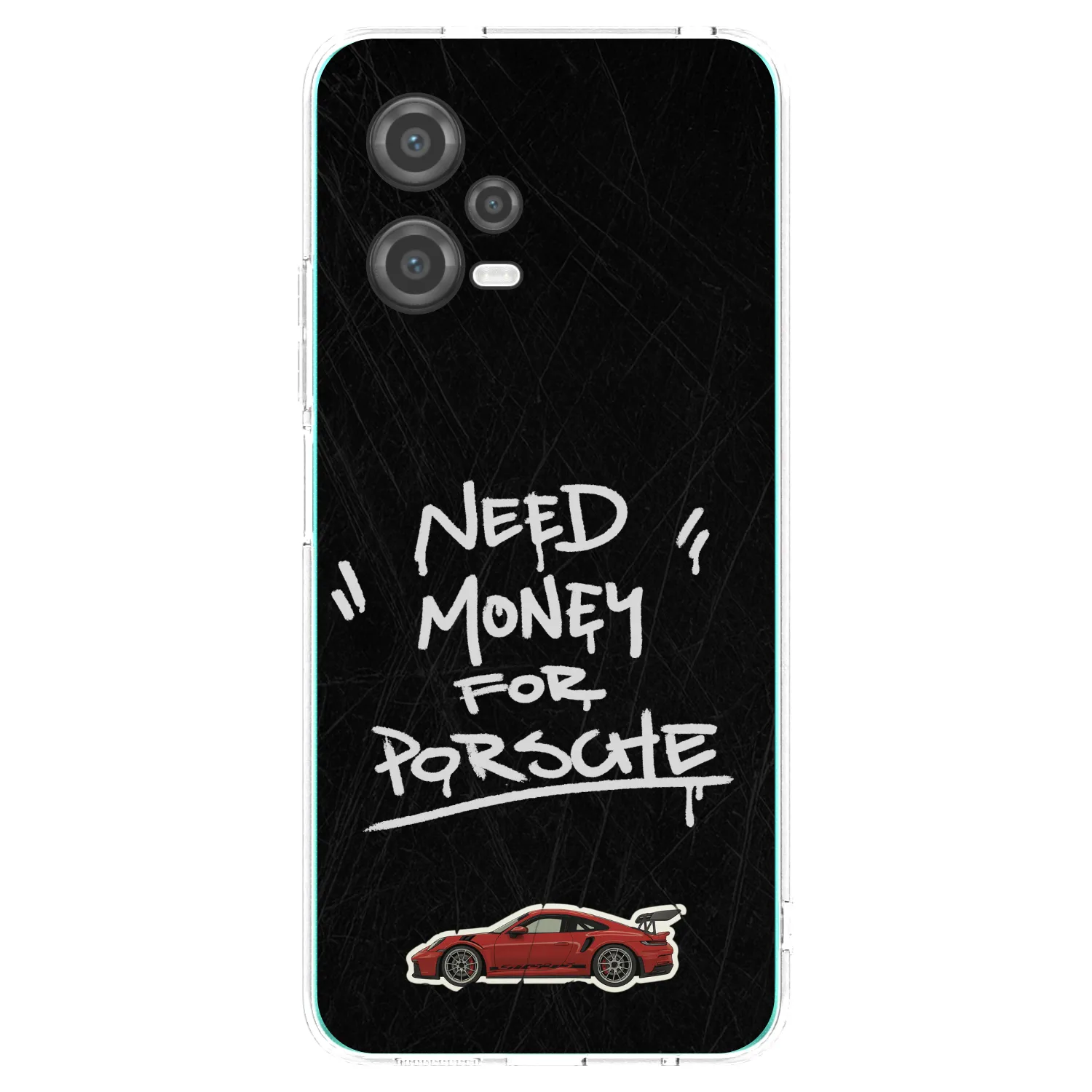 Picasee Xiaomi Poco X5 Hülle - Transparentes Silikon - Dark Racer