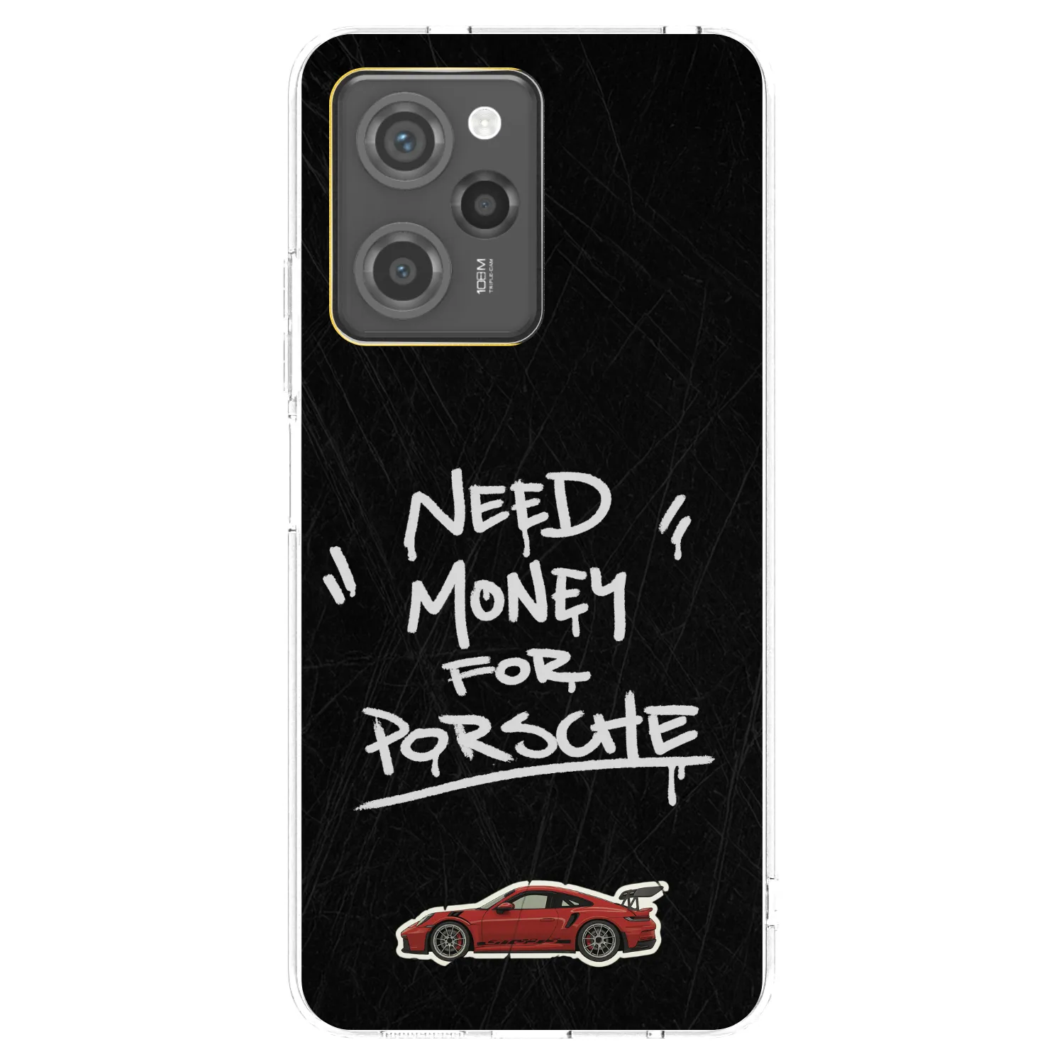 Picasee Xiaomi Poco X5 Pro Hülle - Schwarzes Silikon - Dark Racer