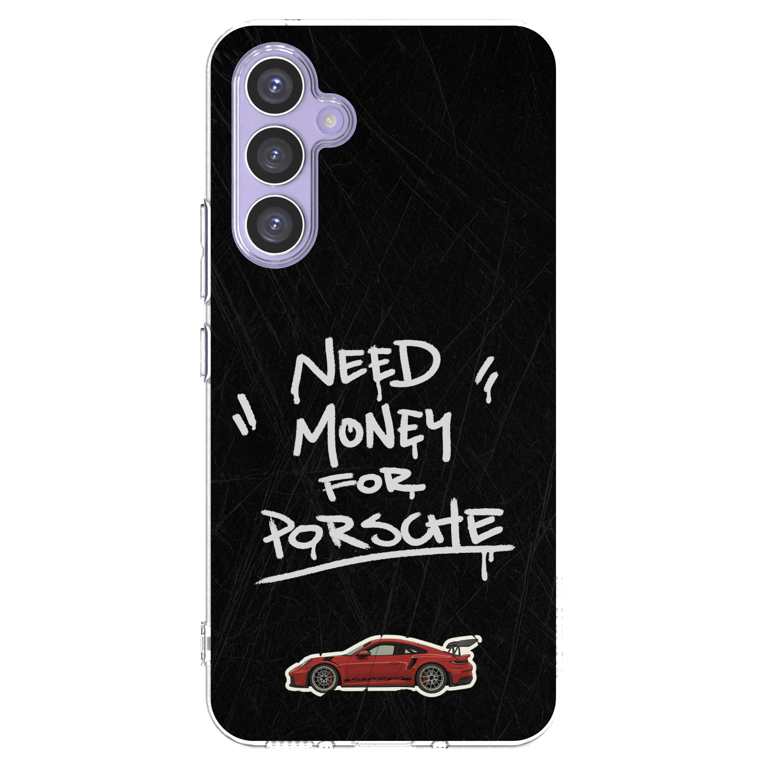 Picasee Samsung Galaxy A54 5G A546B Hülle - Transparentes Silikon - Dark Racer