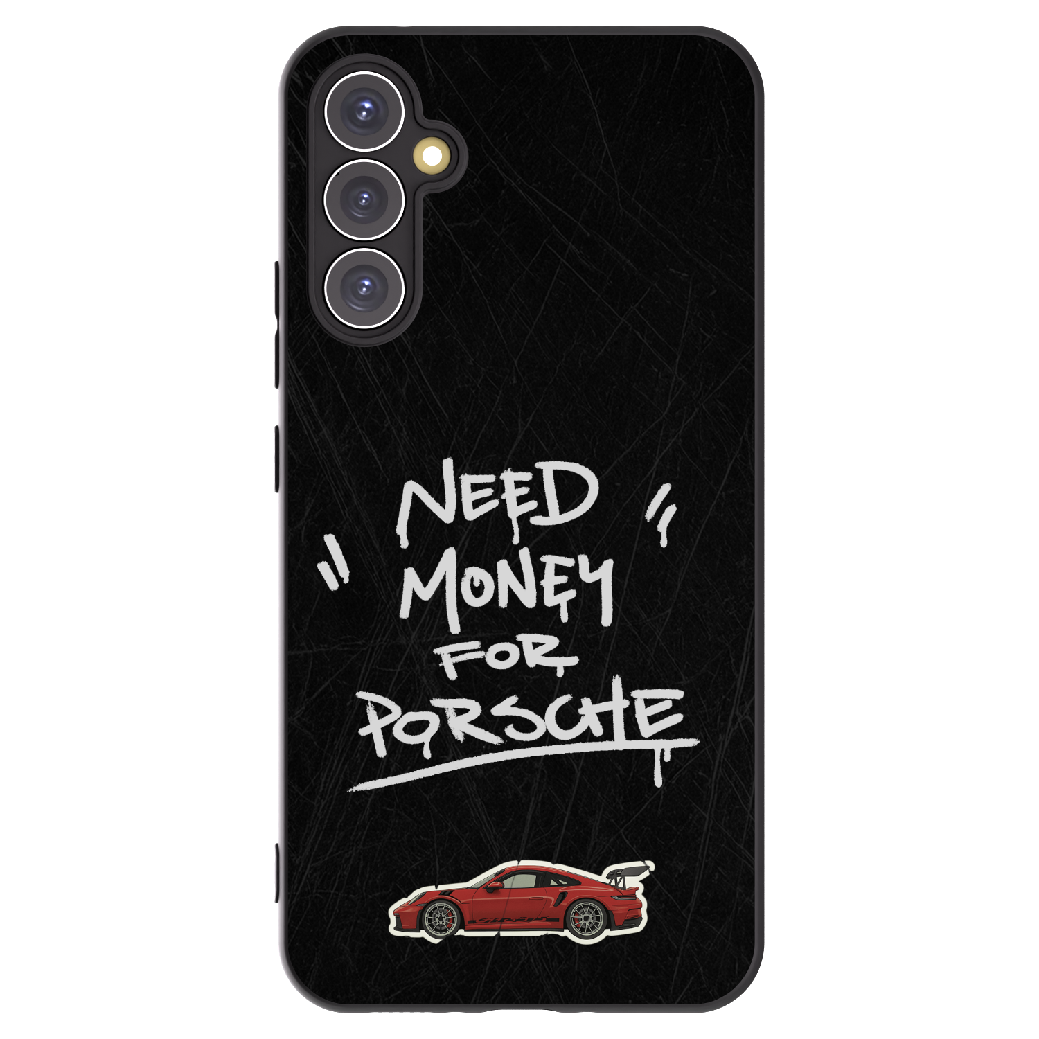 Picasee Samsung Galaxy A34 5G A346B Hülle - Schwarzes Silikon - Dark Racer