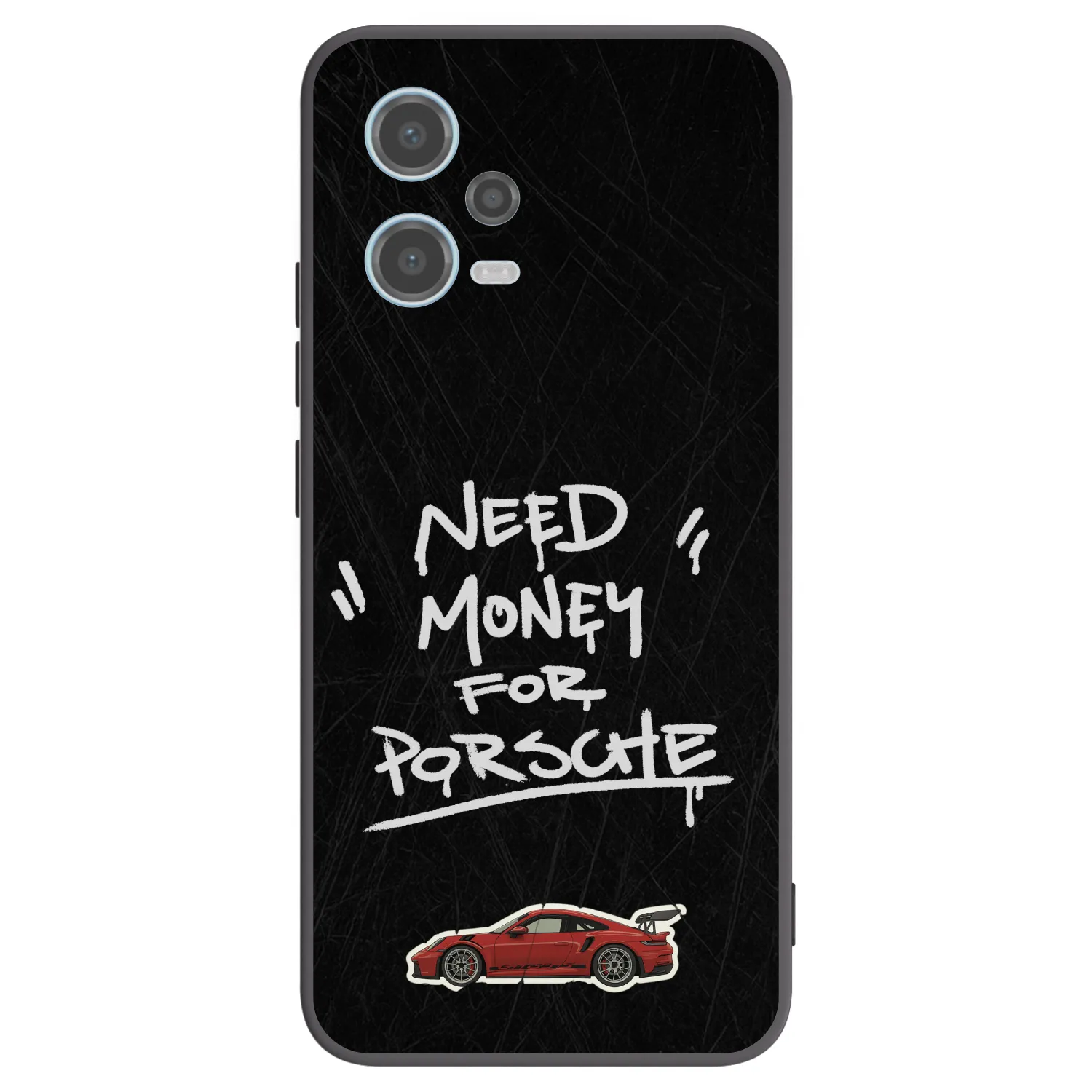 Picasee Xiaomi Redmi Note 12 5G Hülle - Schwarzes Silikon - Dark Racer