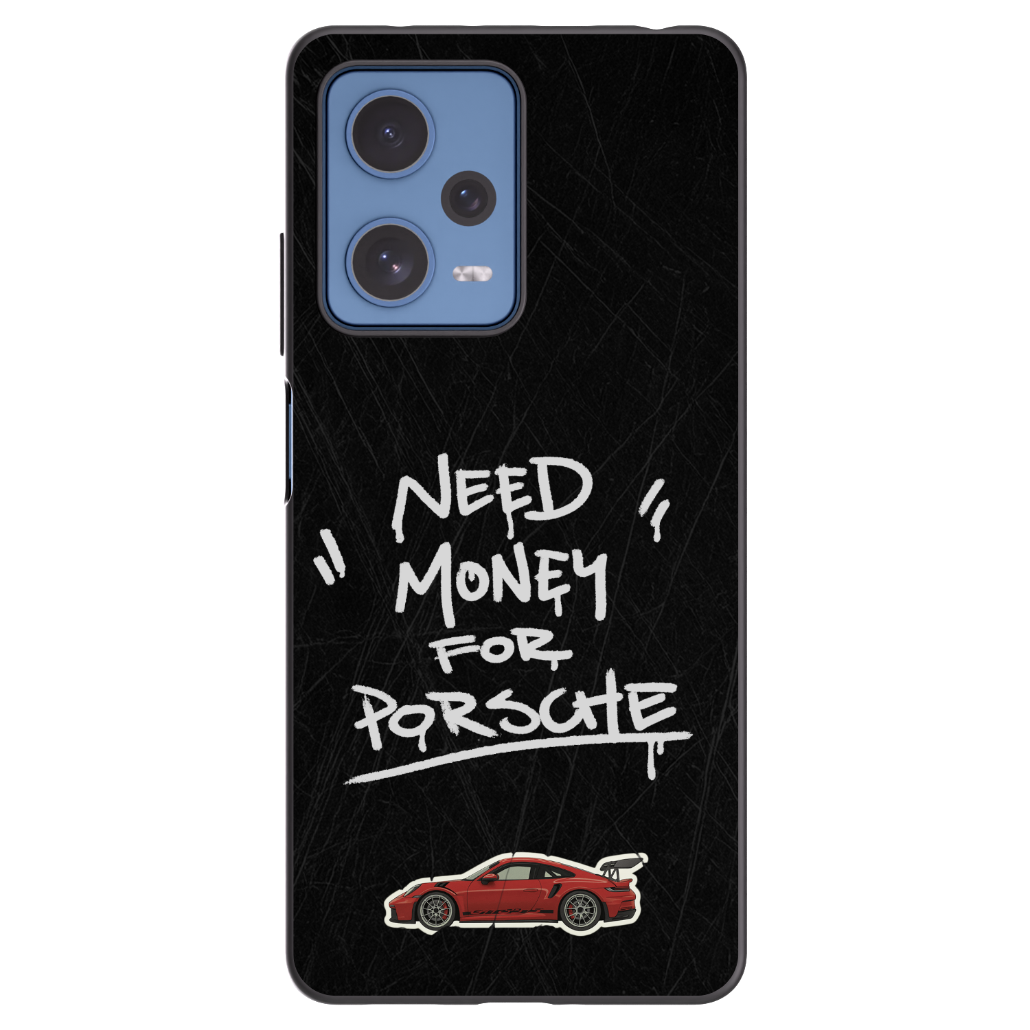 Picasee Xiaomi Redmi Note 12 Pro 5G Hülle - Schwarzes Silikon - Dark Racer