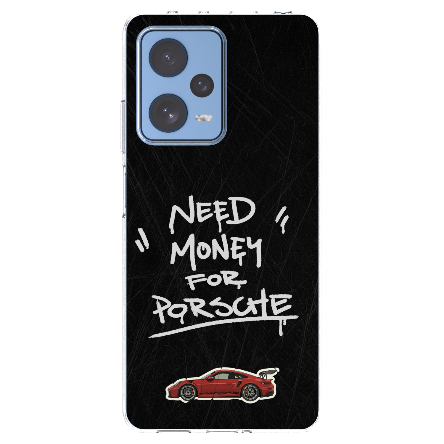 Picasee Xiaomi Redmi Note 12 Pro 5G Hülle - Transparentes Silikon - Dark Racer