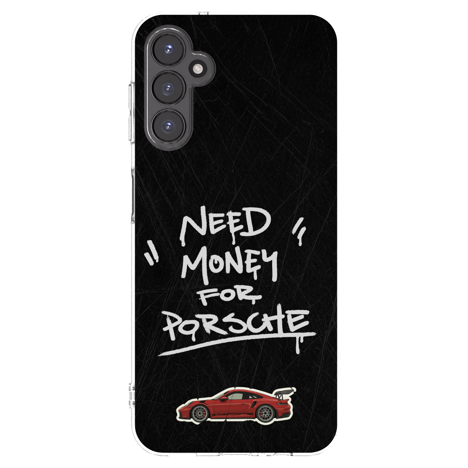 Picasee Samsung Galaxy A14 4G A145R Hülle - Transparentes Silikon - Dark Racer