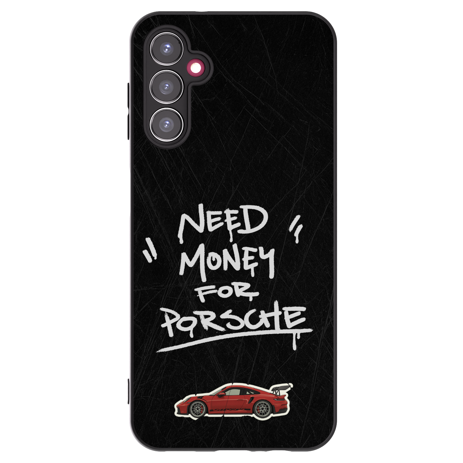 Picasee Samsung Galaxy A14 5G A146P Hülle - Schwarzes Silikon - Dark Racer