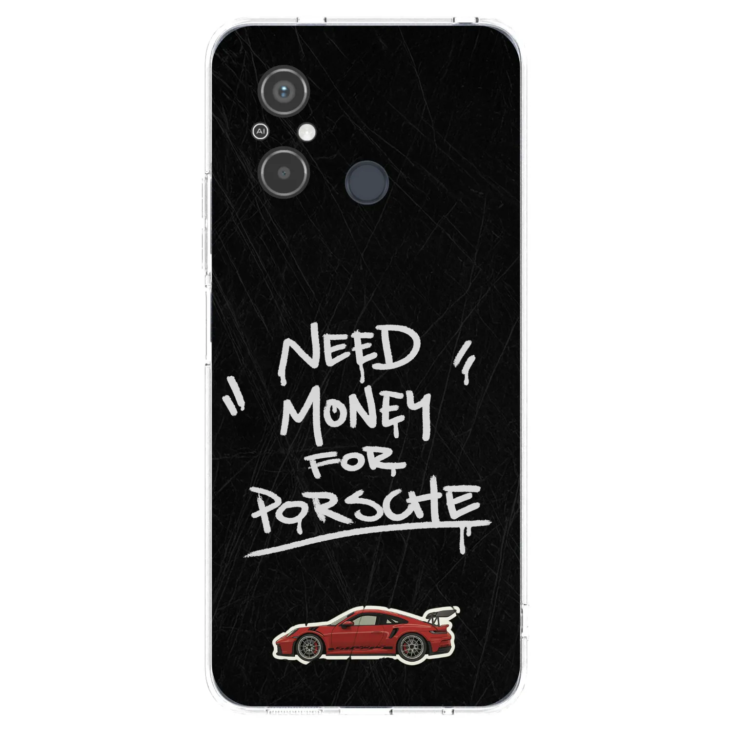 Picasee Xiaomi Redmi 12C Hülle - Transparentes Silikon - Dark Racer