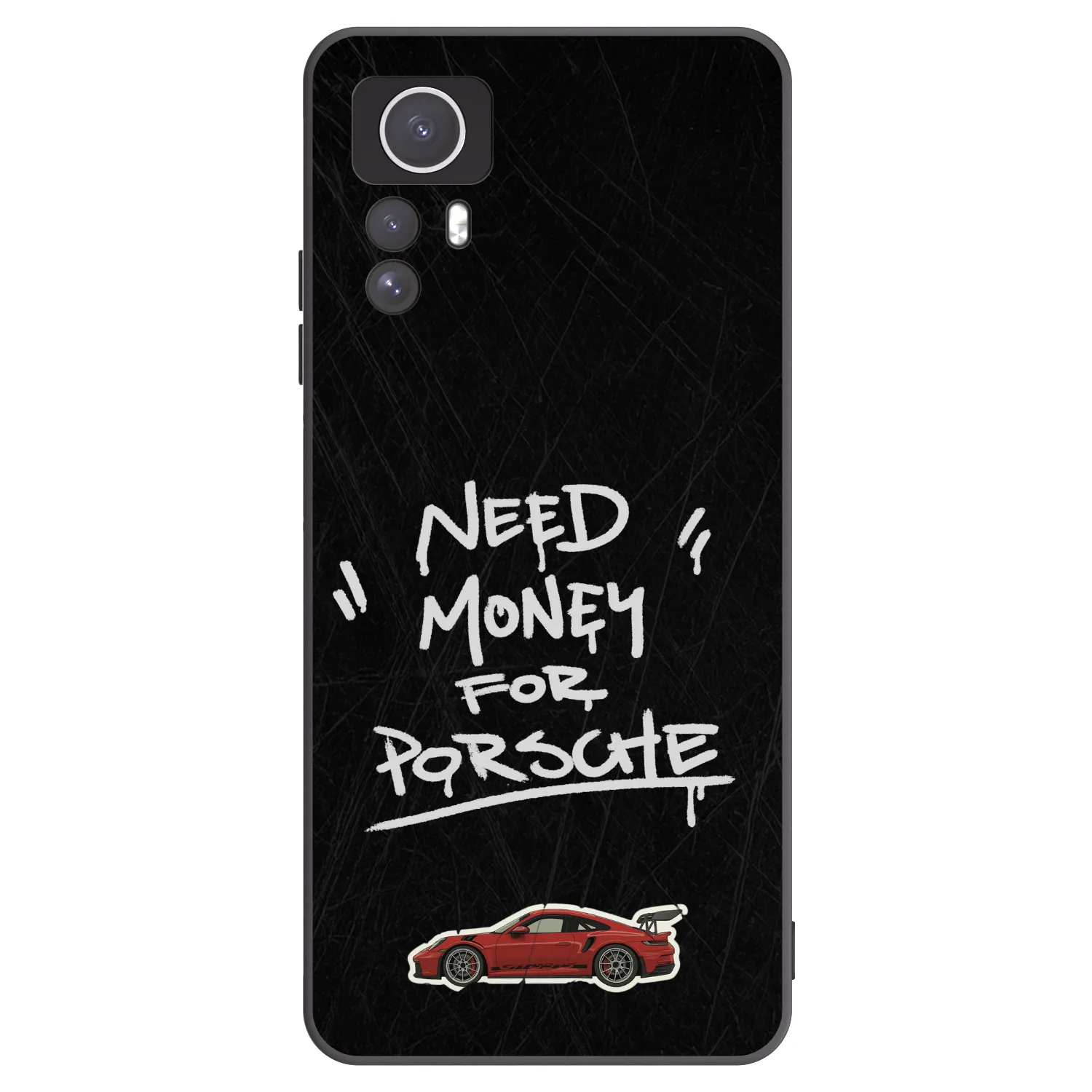 Picasee Xiaomi Redmi Note 12S Hülle - Schwarzes Silikon - Dark Racer