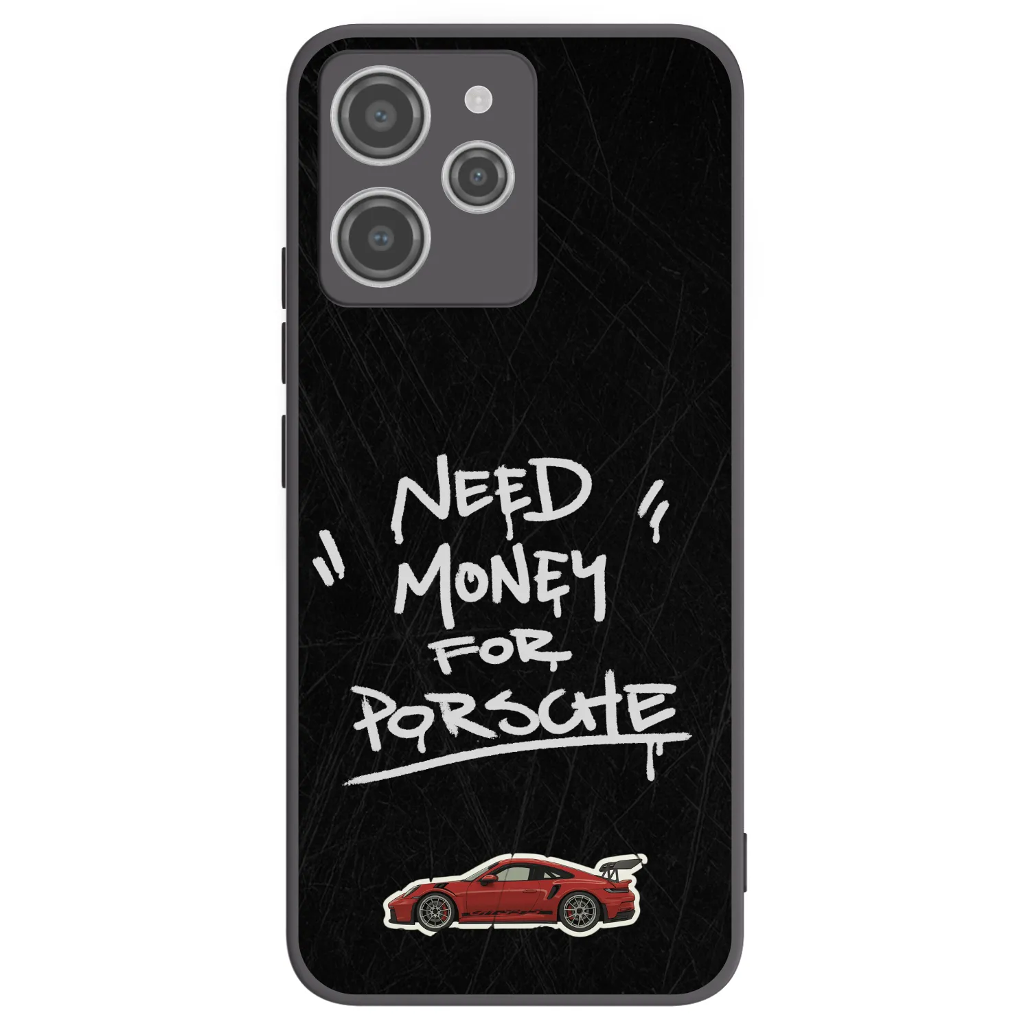 Picasee Xiaomi Redmi 12 4G Hülle - Schwarzes Silikon - Dark Racer