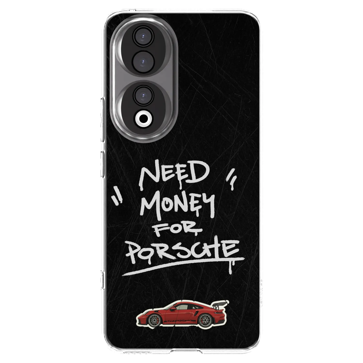 Picasee Honor 90 5G Hülle - Transparentes Silikon - Dark Racer